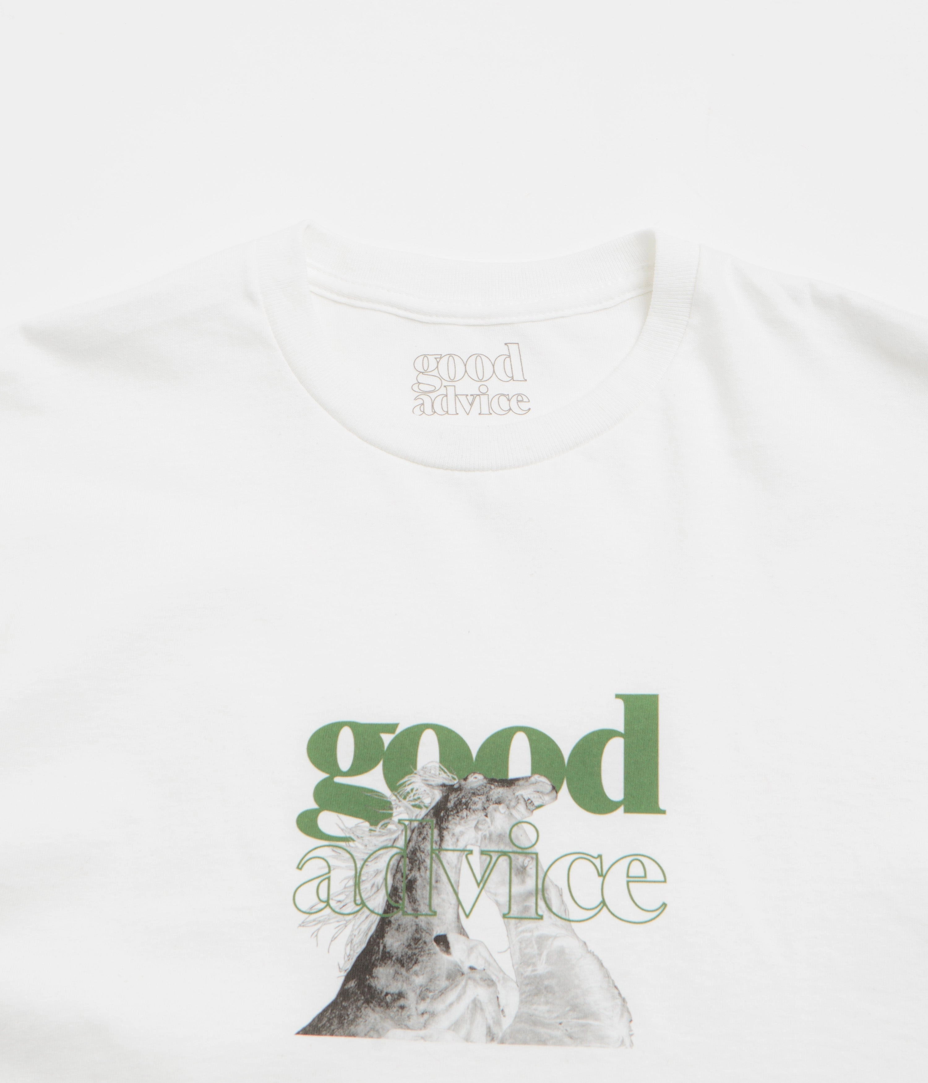 Good Advice Kelpies T-Shirt - White snowboarding event Curvy Fit