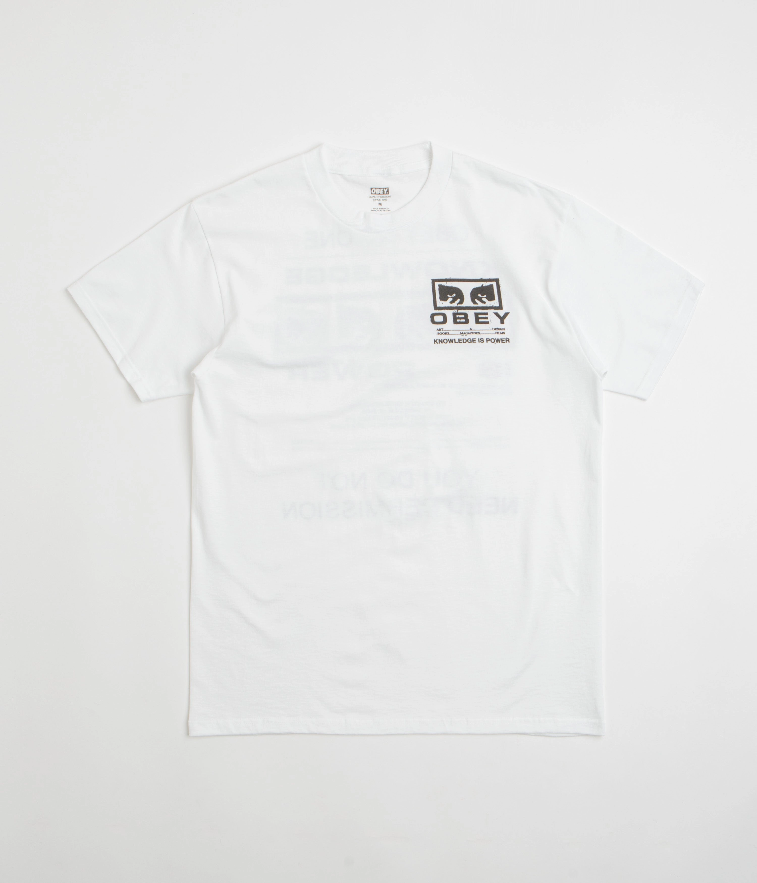 Obey Permission T-Shirt - White basketball venue