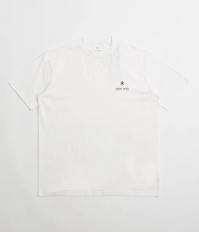 Snow Peak Soft Cotton Relaxed Logo T-Shirt - Off White uniqueness