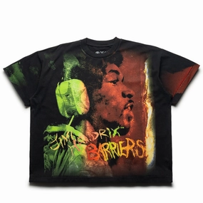 Barriers Worldwide Black Gold Tee - Vintage Black functionality Elderly Comfort