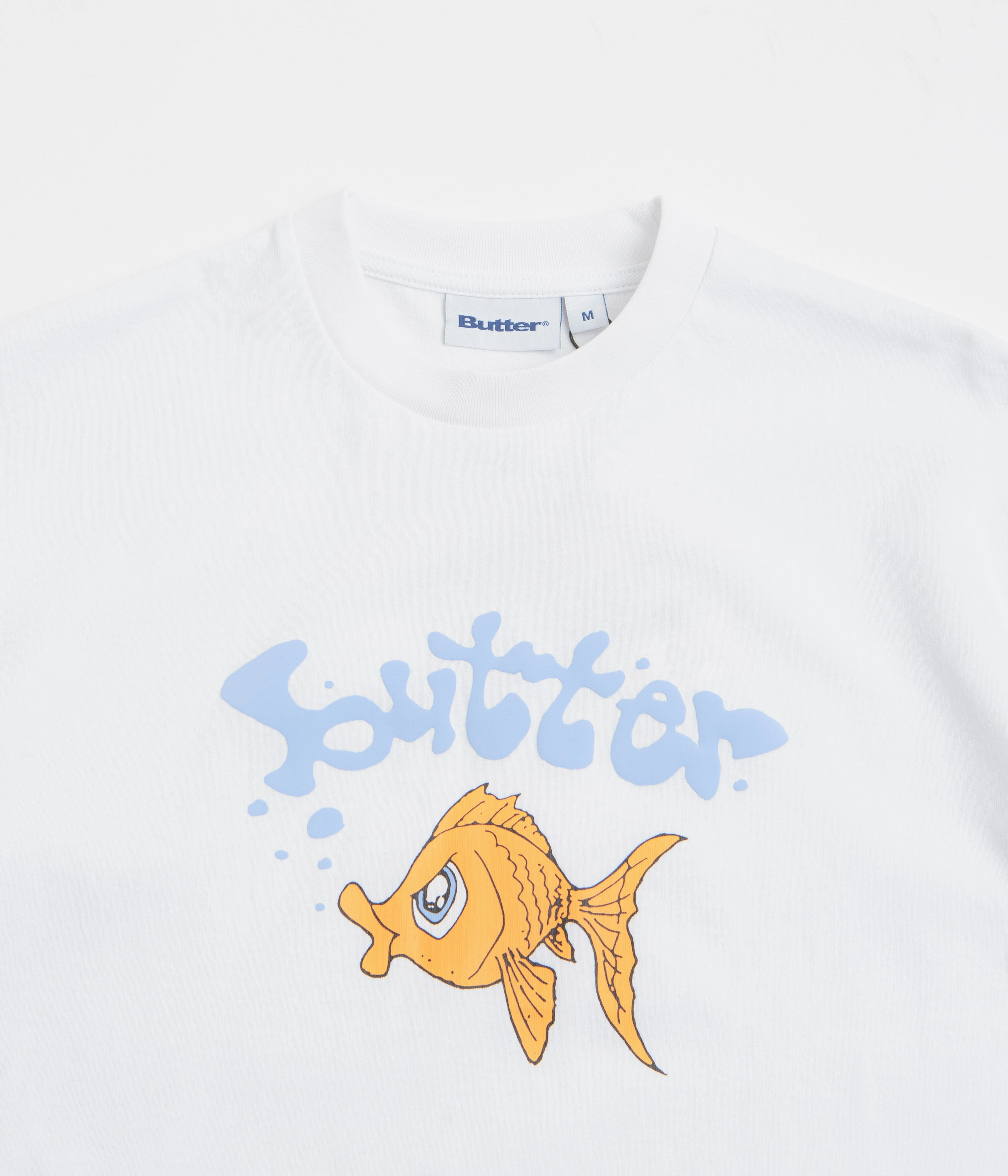 Hiking Gear Prom look Butter Goods Goldfish T-Shirt - White