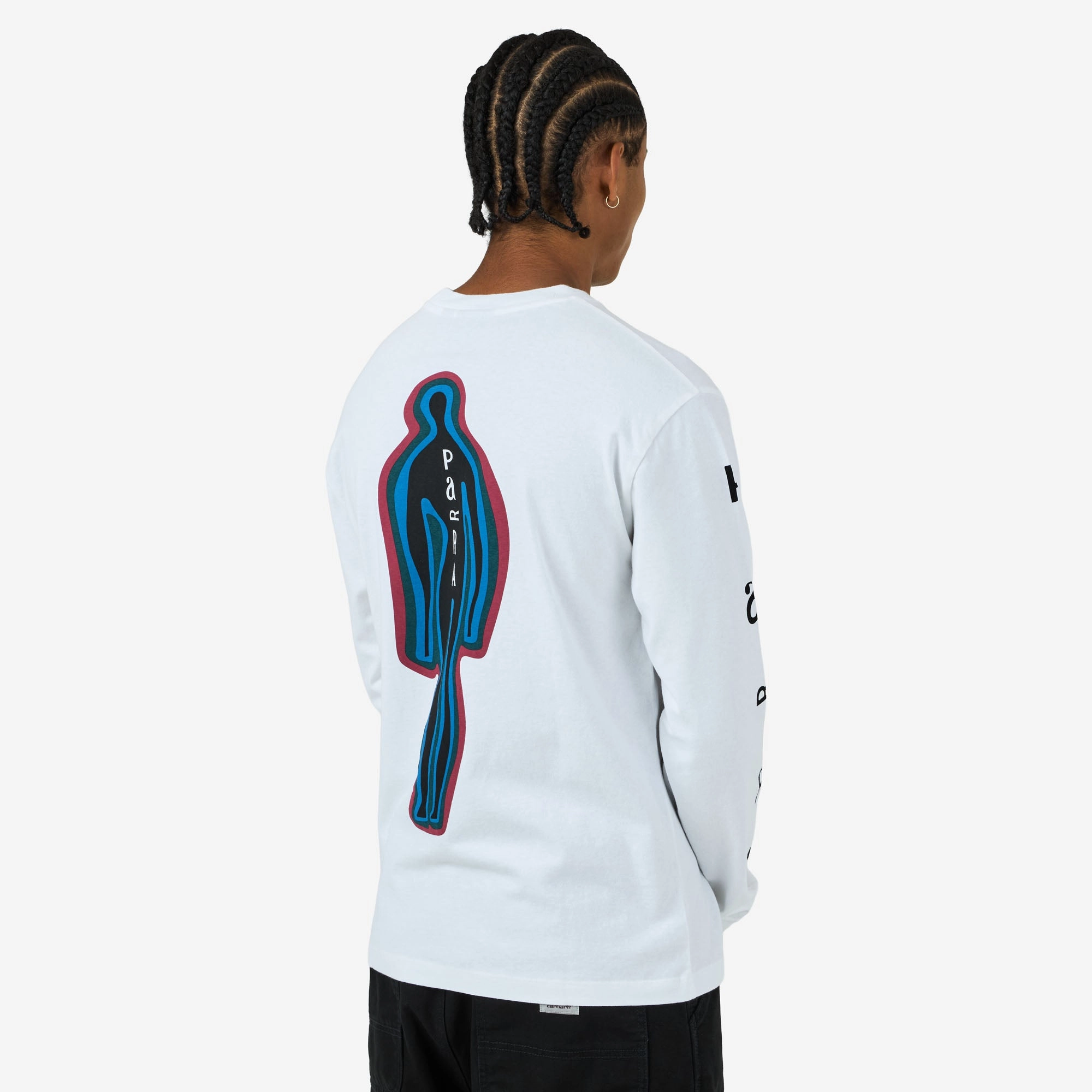by Parra The Hotel Longsleeve T-Shirt White swimming event