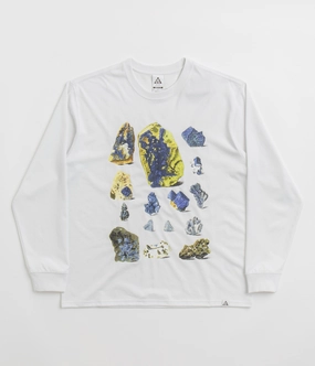 cotton shirt moisture resistant Nike ACG Minerals Long Sleeve T-Shirt - Summit White