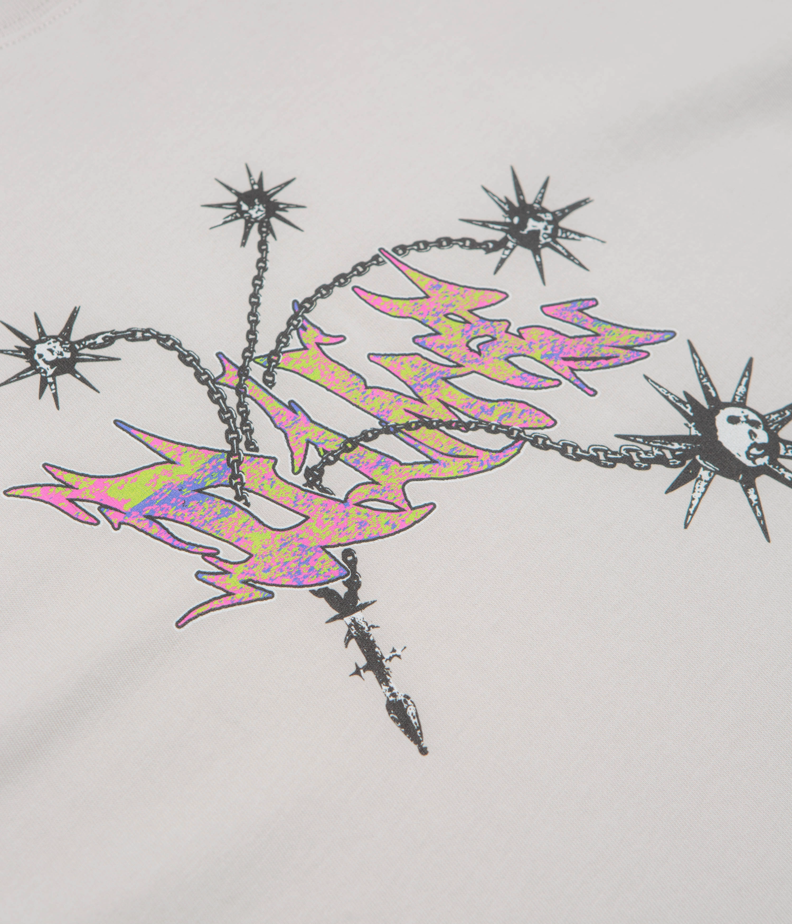 Dime Flail T-Shirt - Cement Recycled Polyester Blend