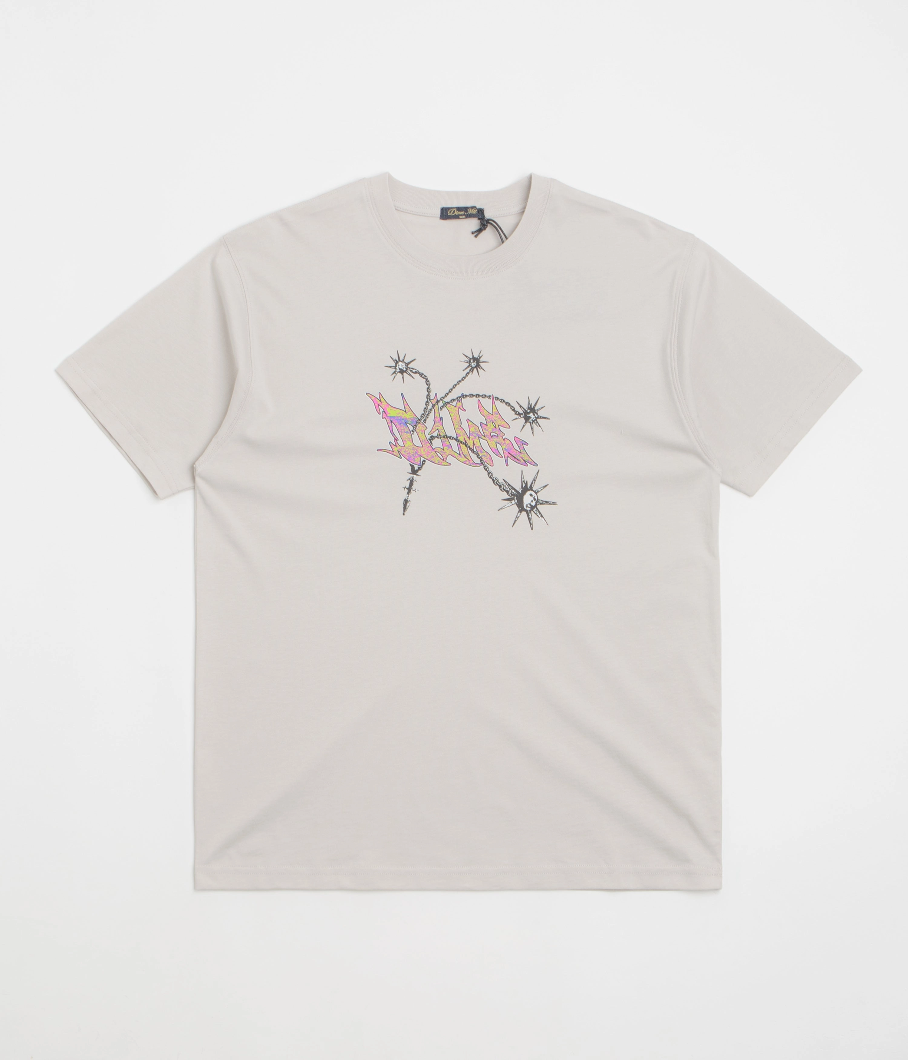Dime Flail T-Shirt - Cement Teenager fashion Long Length