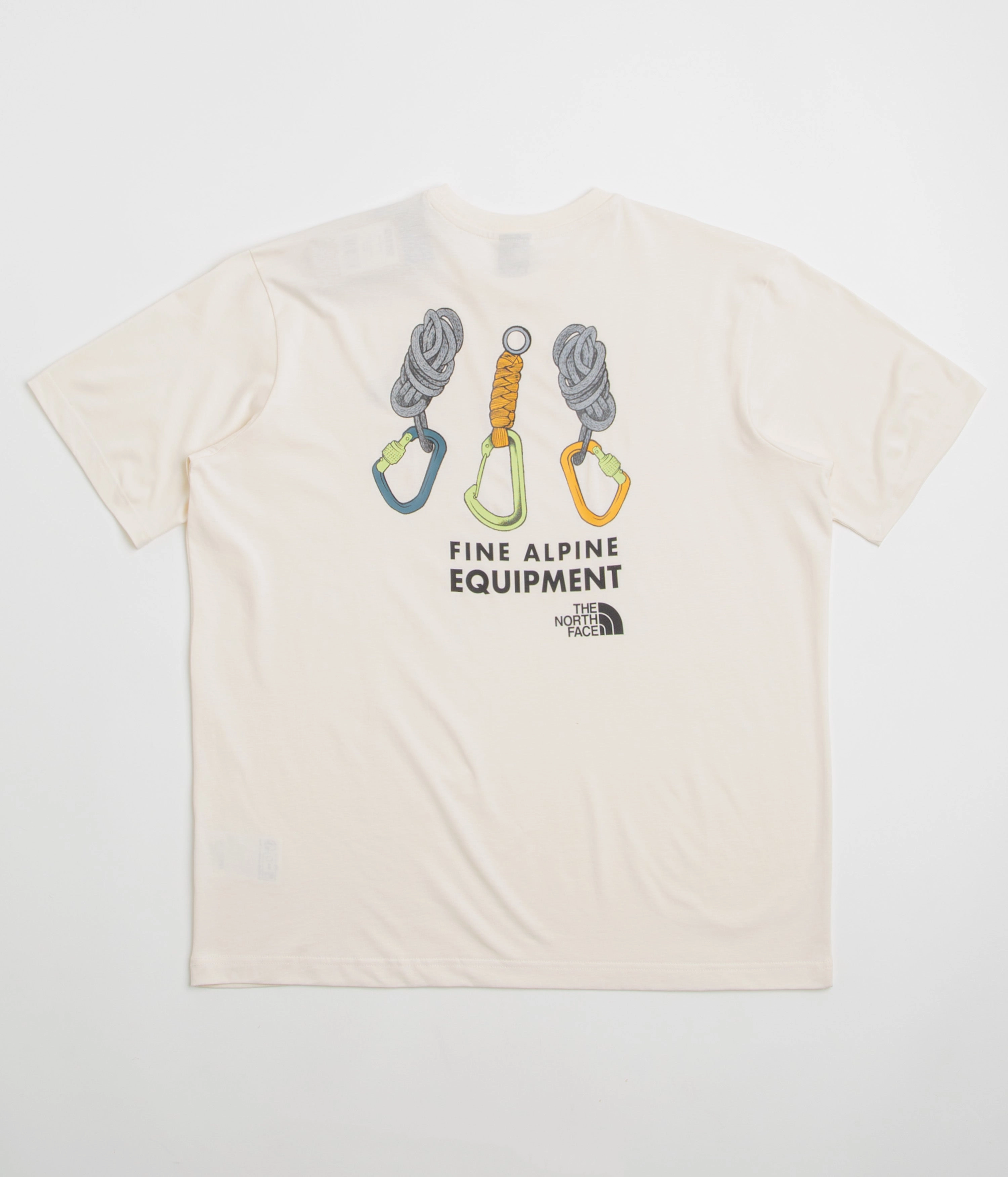 The North Face Explore Gear Relaxed T-Shirt - White Dune Camping site hospital