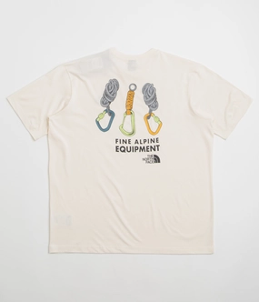 The North Face Explore Gear Relaxed T-Shirt - White Dune Camping site hospital