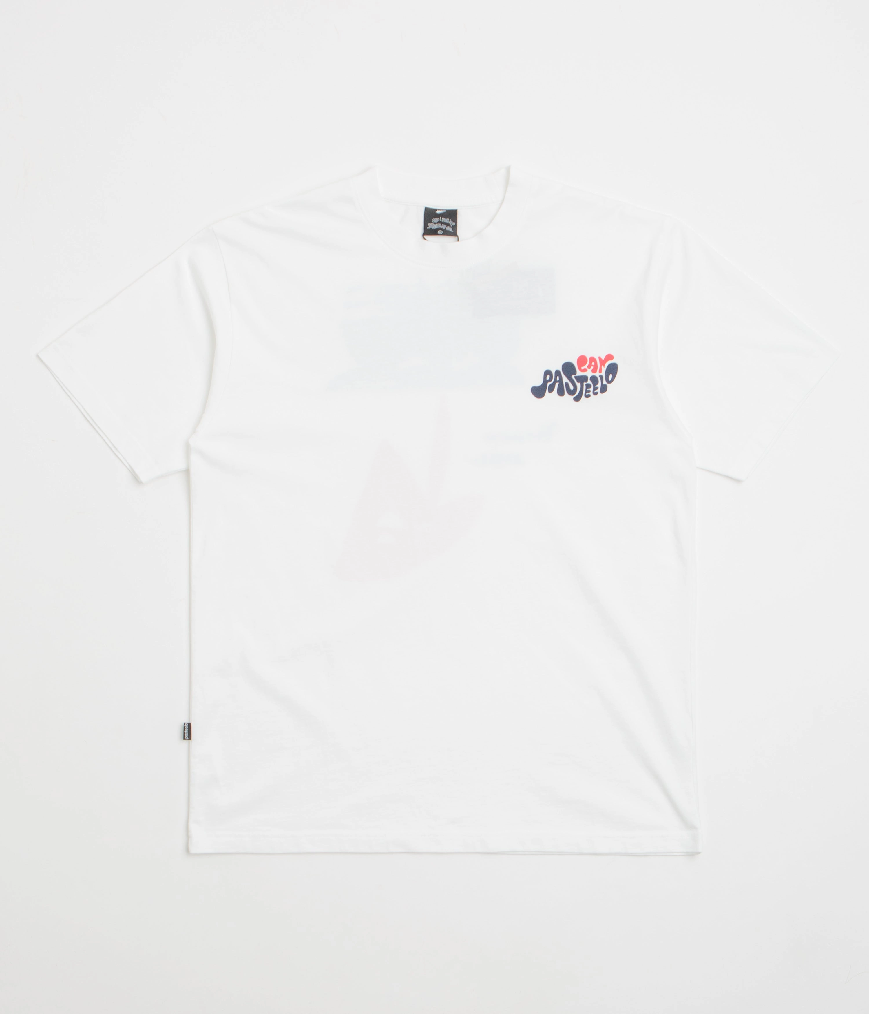 School Uniform Pasteelo Can Art T-Shirt - White