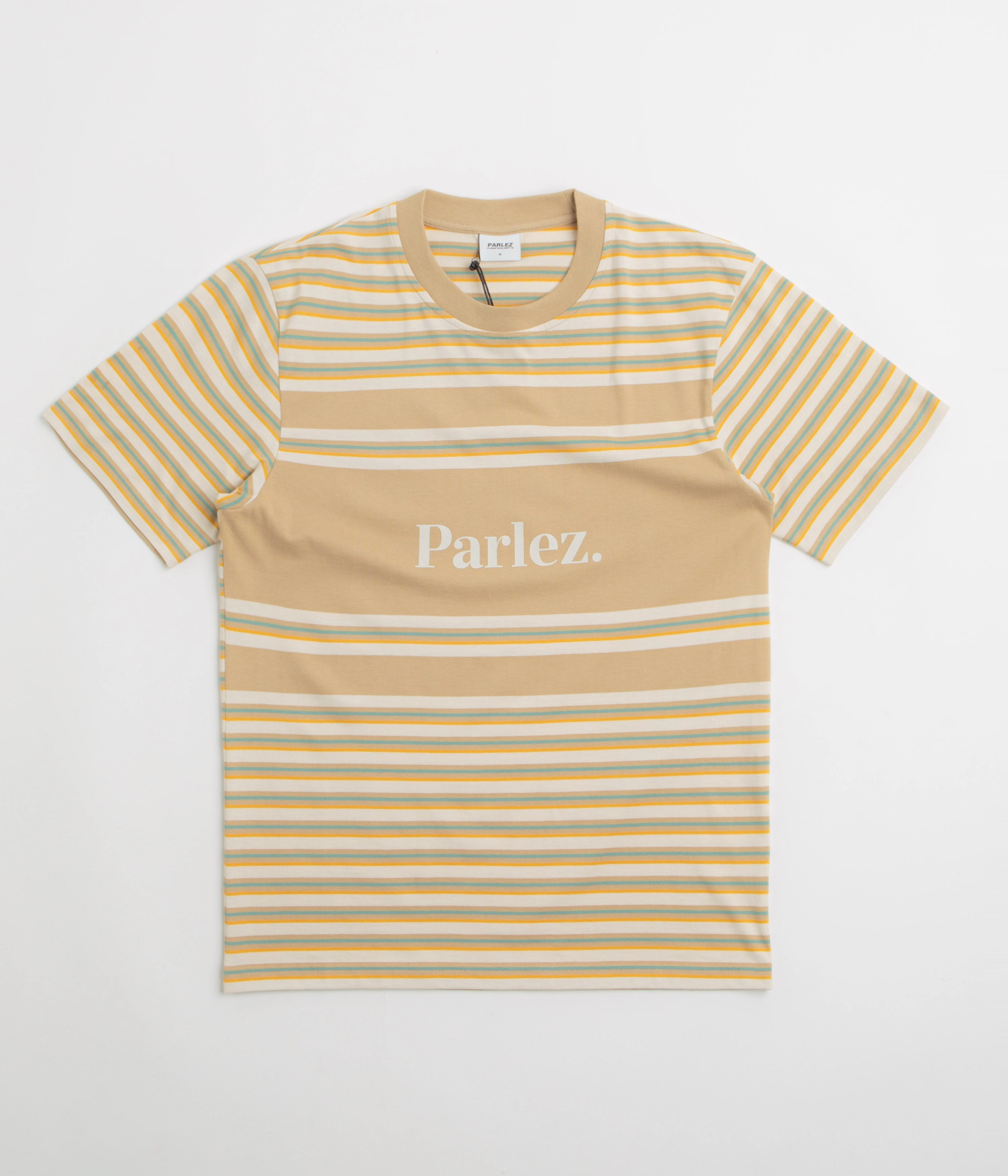 grommet Parlez Solar YD Stripe T-Shirt - Greige
