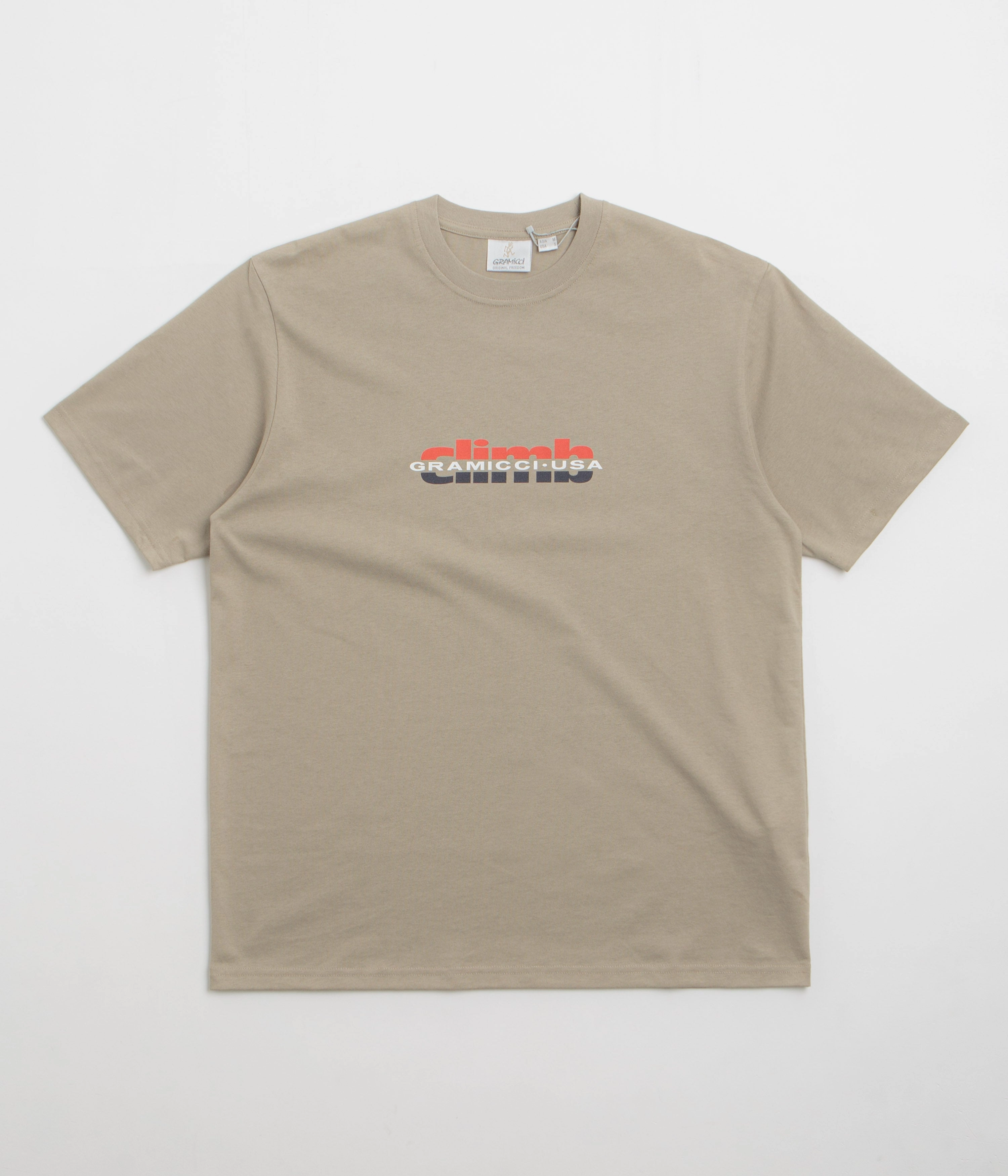 Gramicci Climb T-Shirt - Khaki Zip Closure Lounge-wear