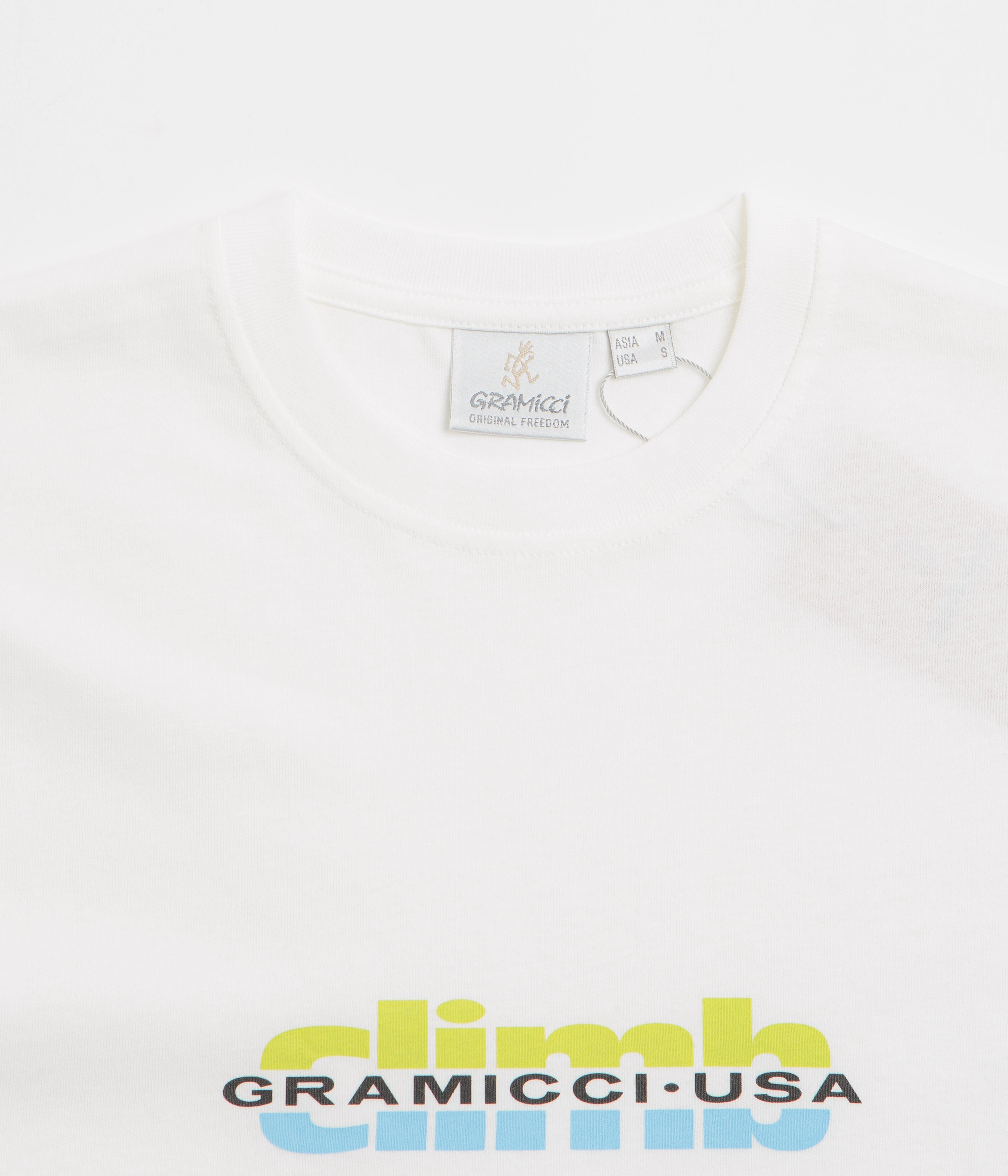 Gramicci Climb T-Shirt - White bowling event linen shirt