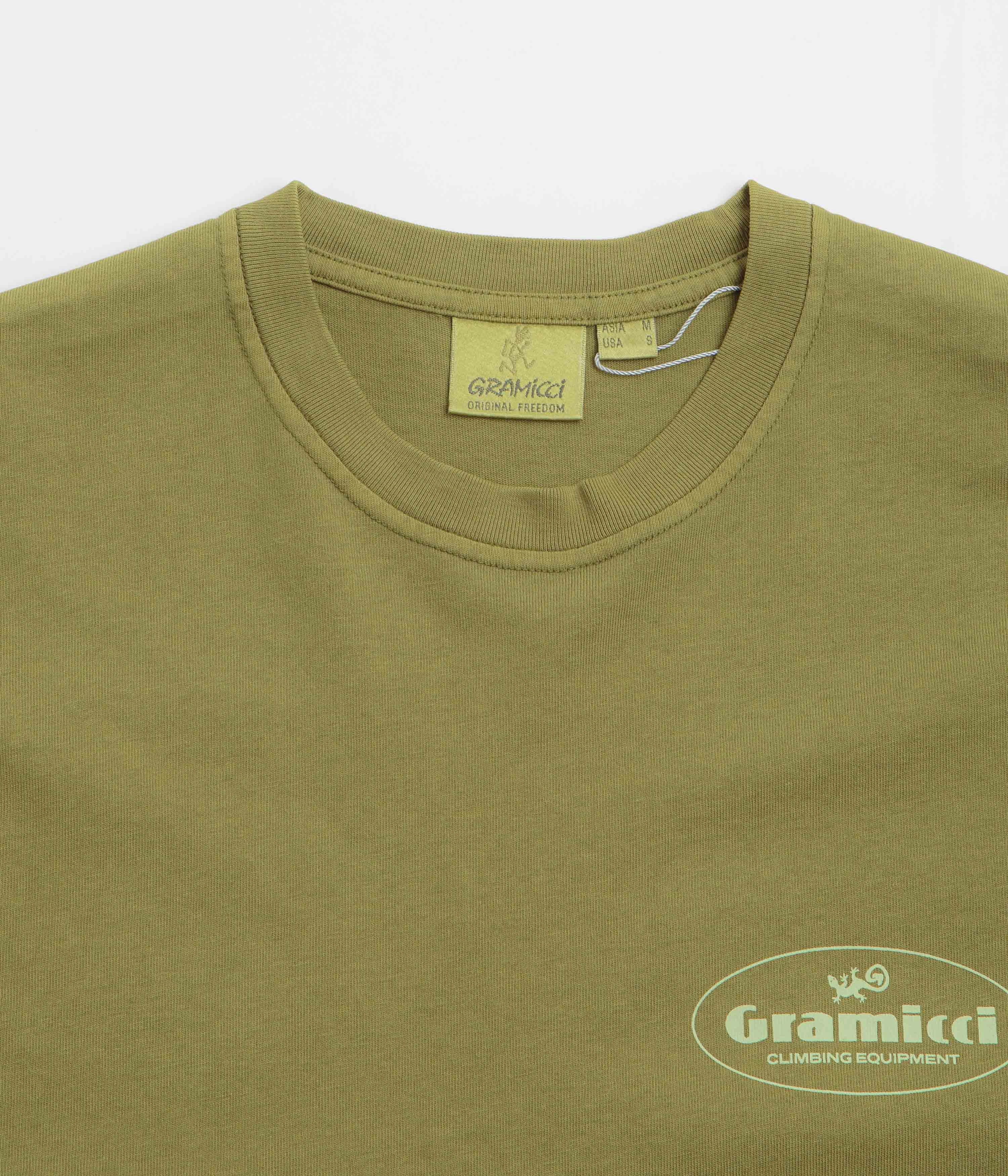 Gramicci Climbing Equipment T-Shirt - Pistachio Pigment quick-drying Female design