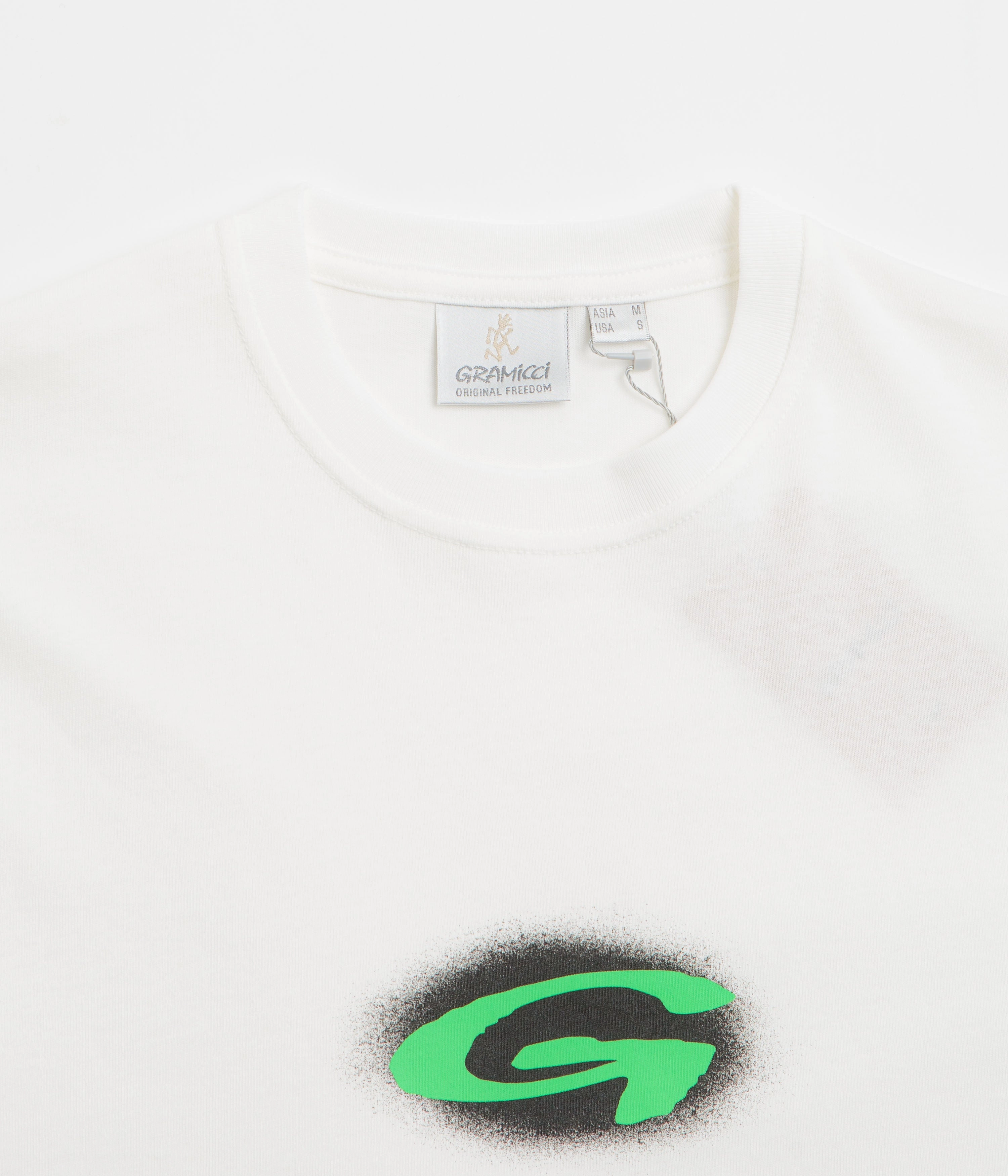 hospital Gramicci G-Blur T-Shirt - White / Green