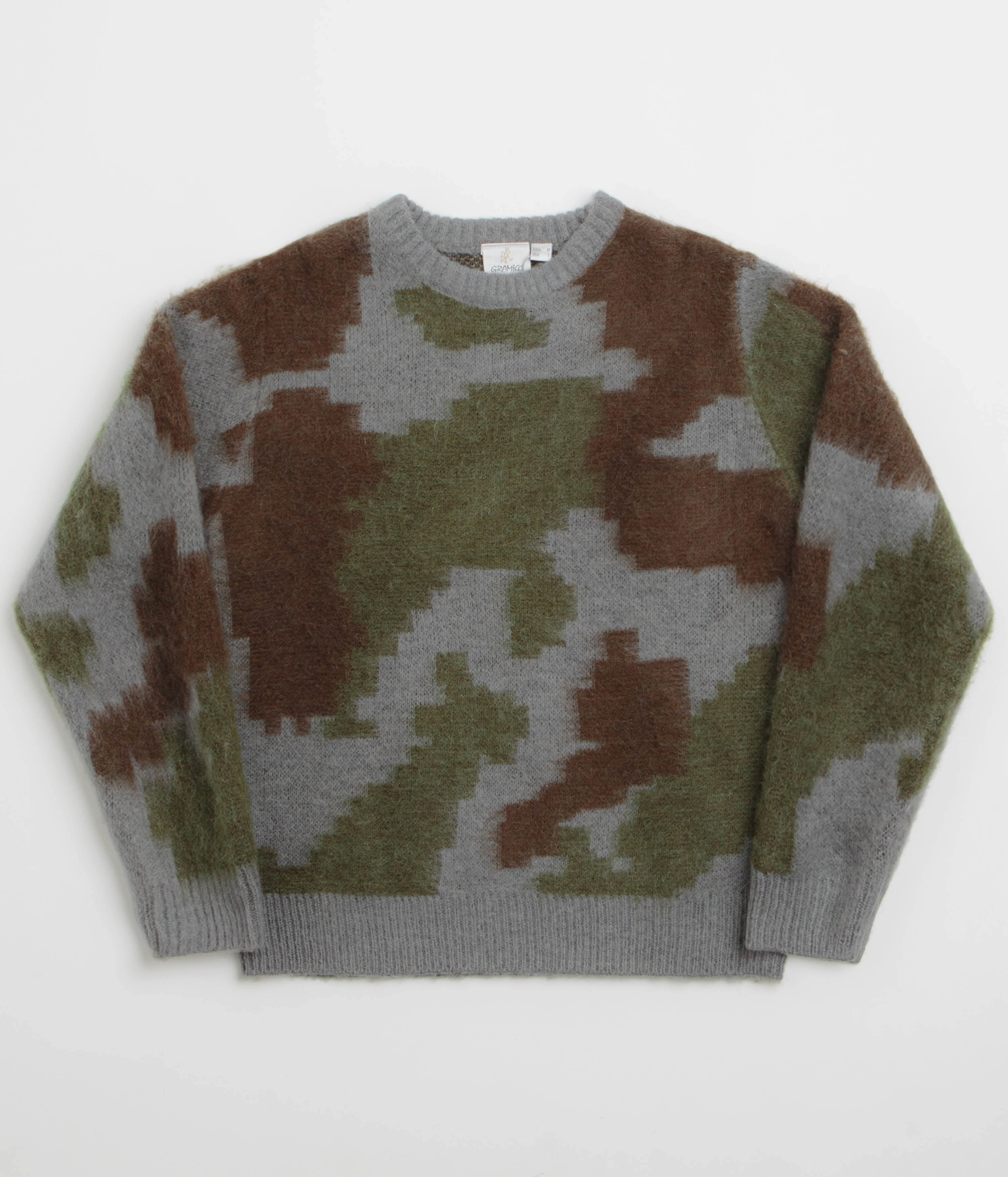 Yoga wear Gramicci Mohair Crewneck Sweatshirt - Jungle Digi Camo