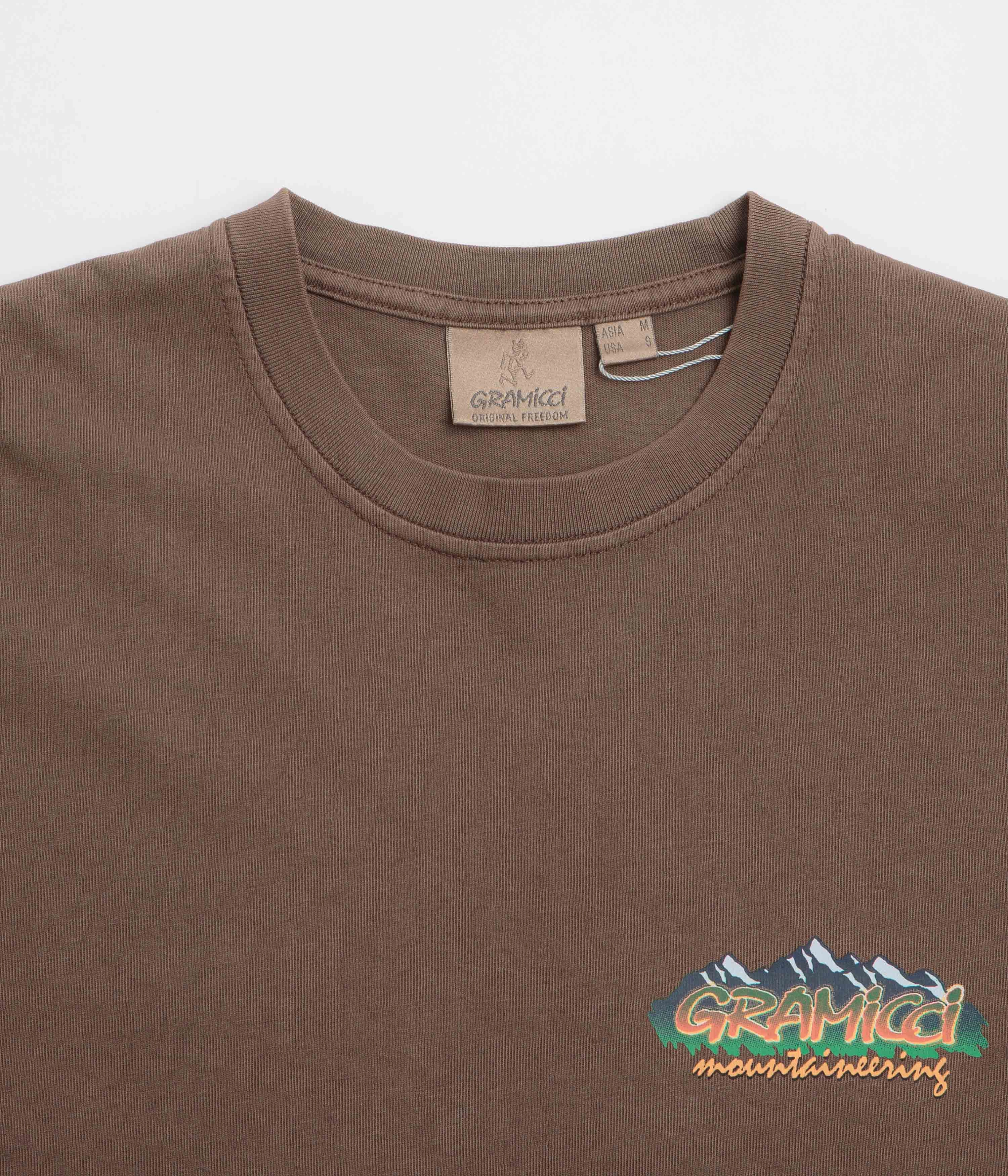 Gramicci Mountaineering T-Shirt - Brown Pigment multi-piece billiards event