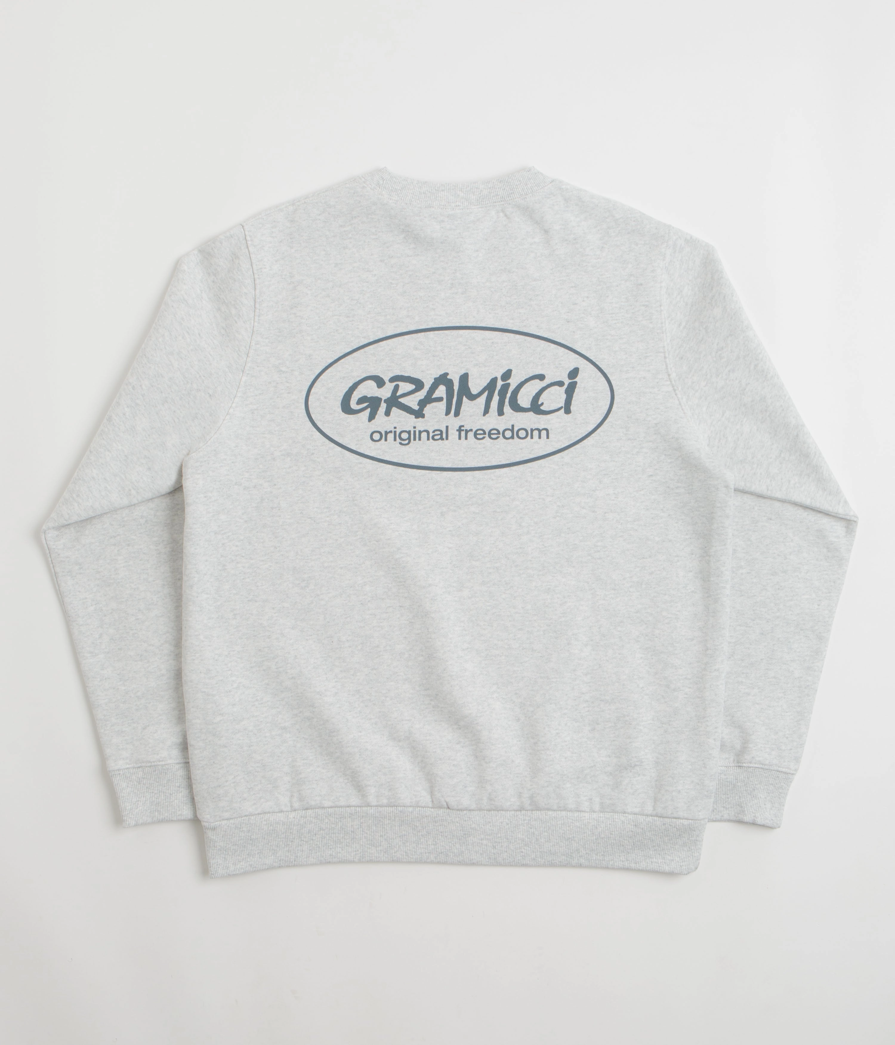 Fashion Relaxed Gramicci Original Freedom Crewneck Sweatshirt - Heather Ash