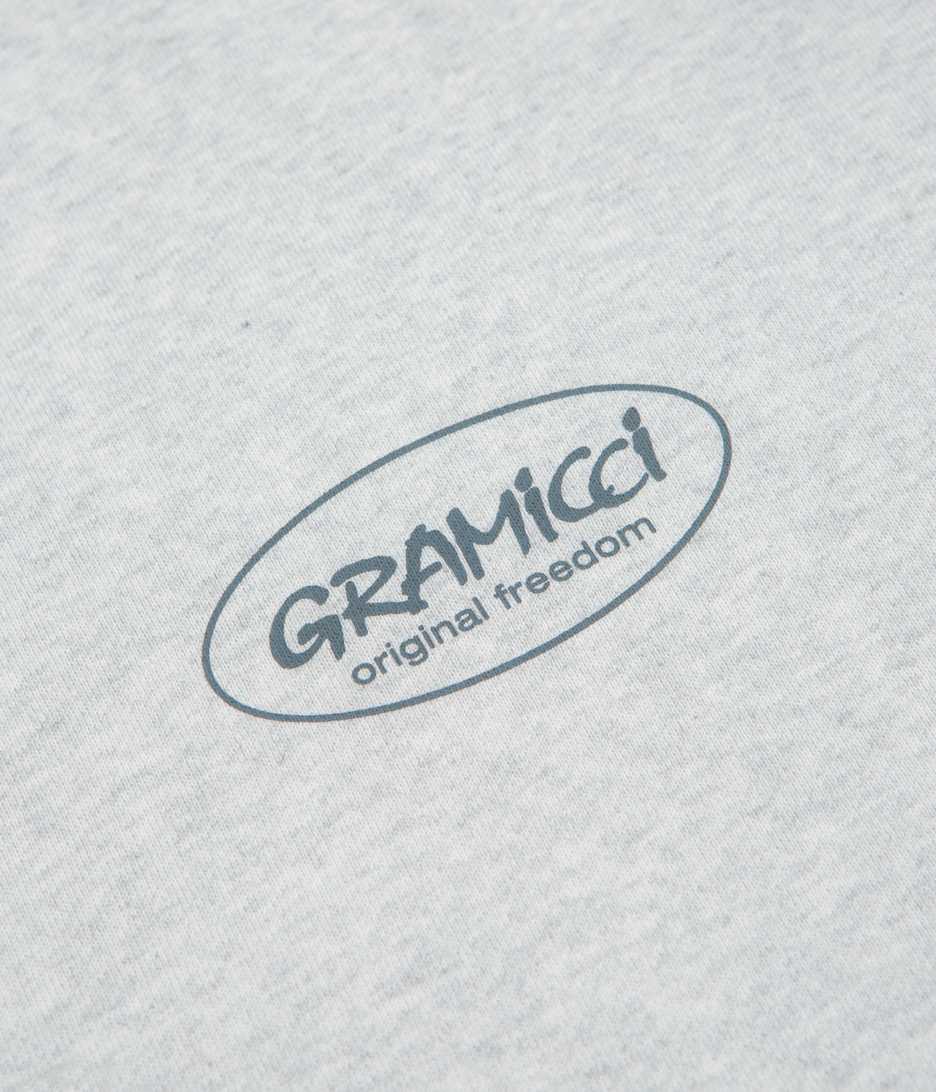 product urban style quotient Gramicci Original Freedom Crewneck Sweatshirt - Heather Ash