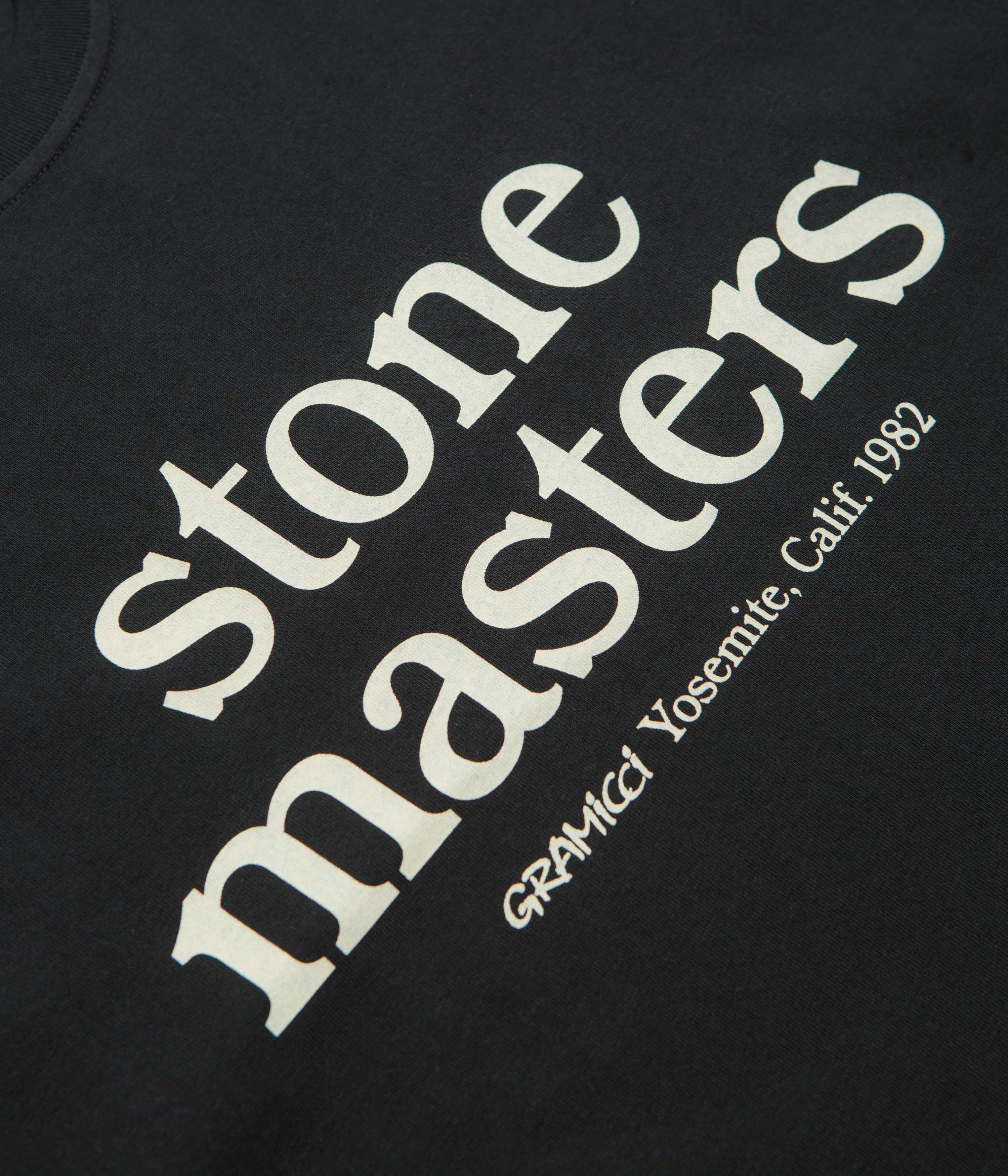 snowboarding venue golfing event Gramicci Stonemasters T-Shirt - Vintage Black