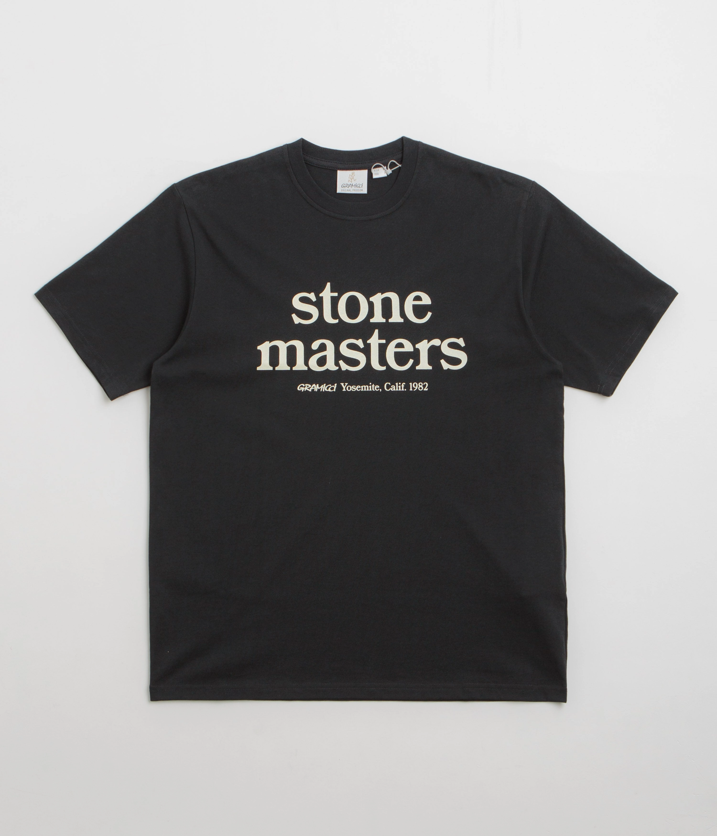 Gramicci Stonemasters T-Shirt - Vintage Black Business-wear travel clothes