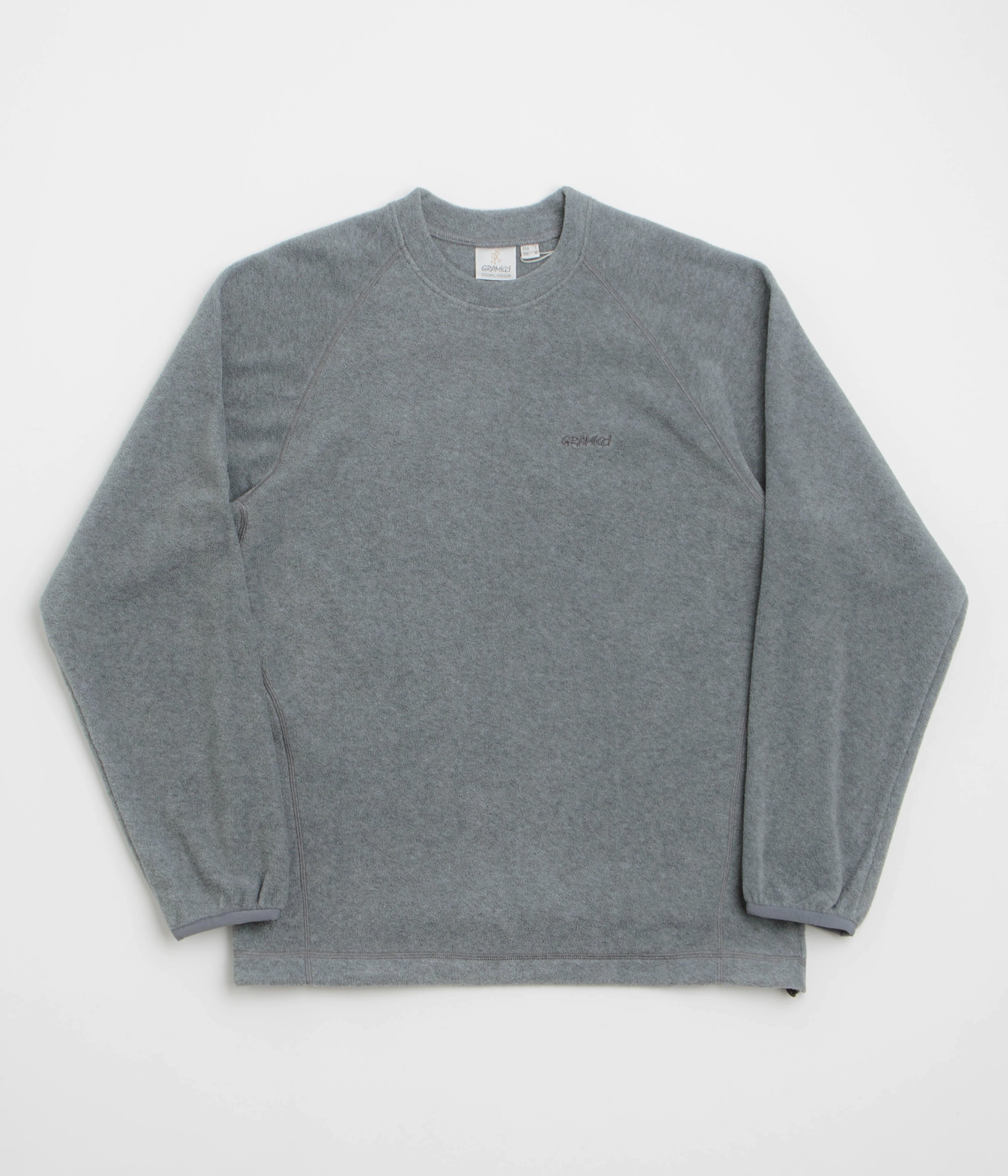 Gramicci Thermal Fleece Crewneck Sweatshirt - Heather Grey Chill Style Sports Style