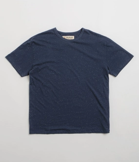 skating venue Mollusk Cosmos T-Shirt - Navy Indigo