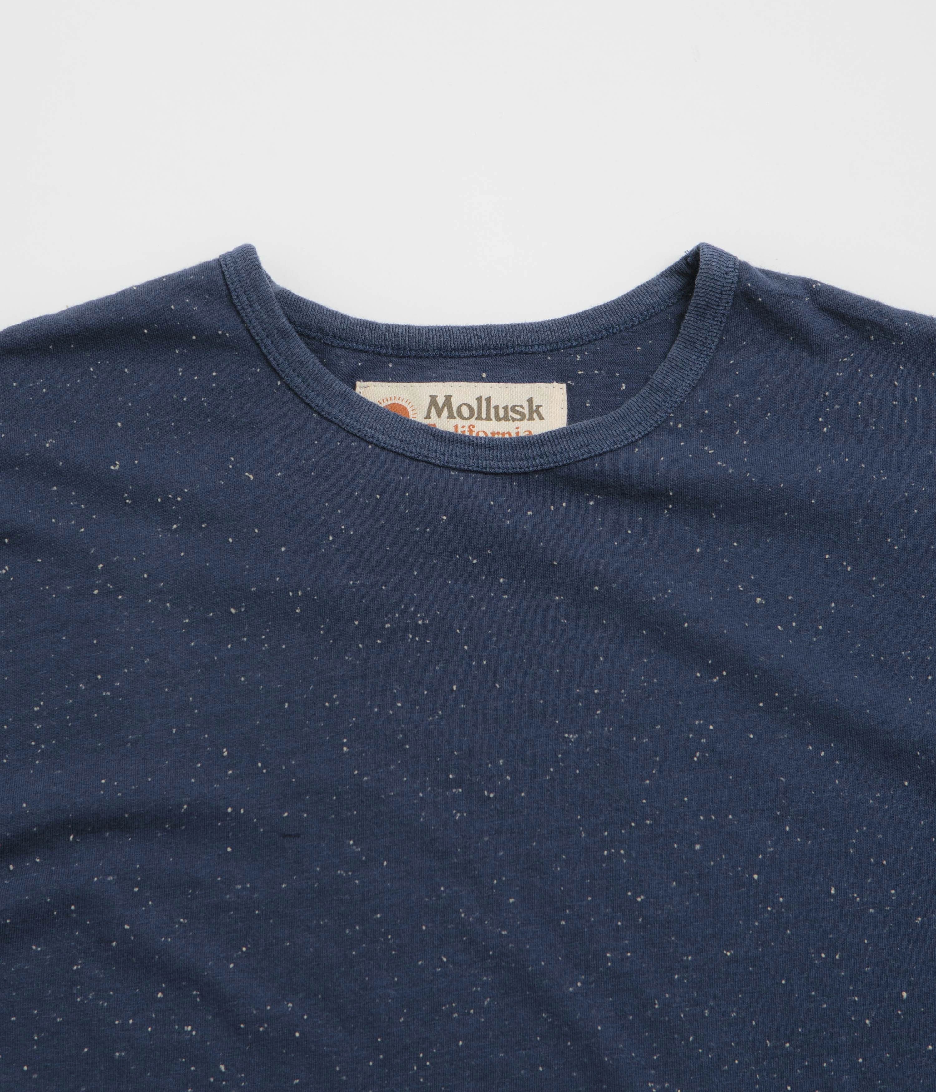 Mollusk Cosmos T-Shirt - Navy Indigo University
