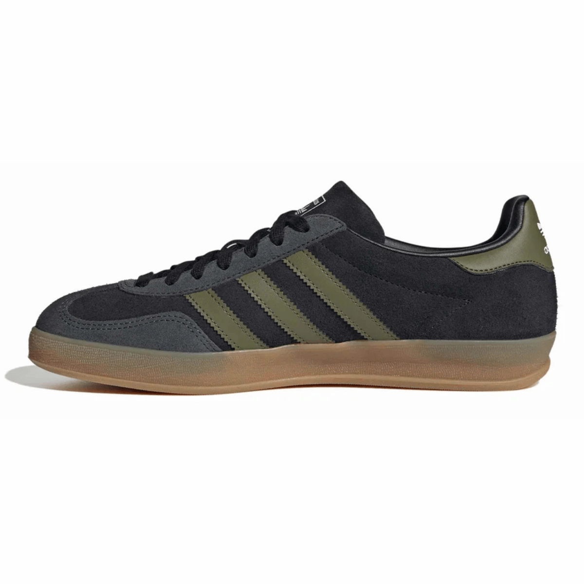 Adidas Men's Gazelle Indoor Black/Focus Olive/Carbon Youth Style