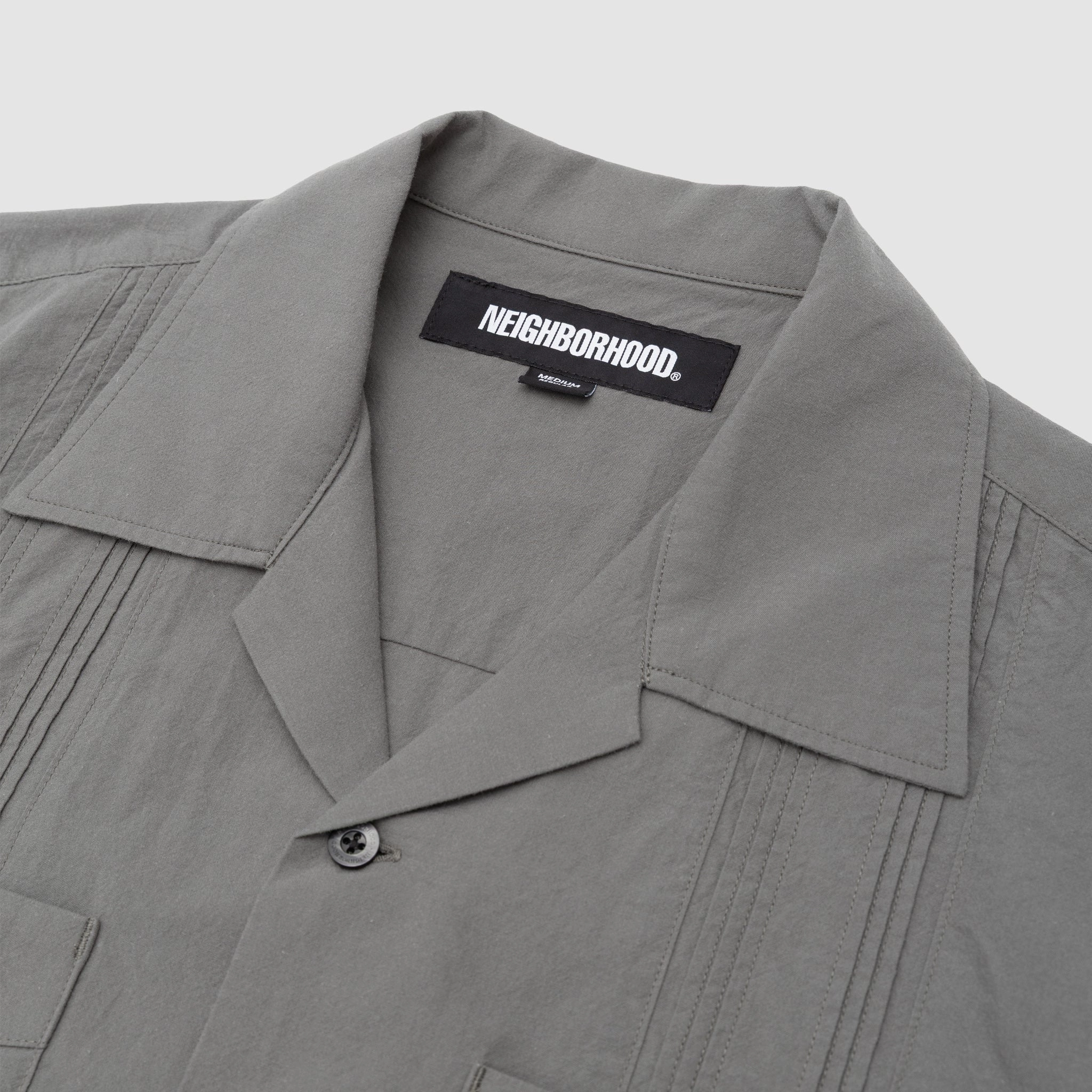 Flatlock stitching GUAYABERA S/S SHIRT