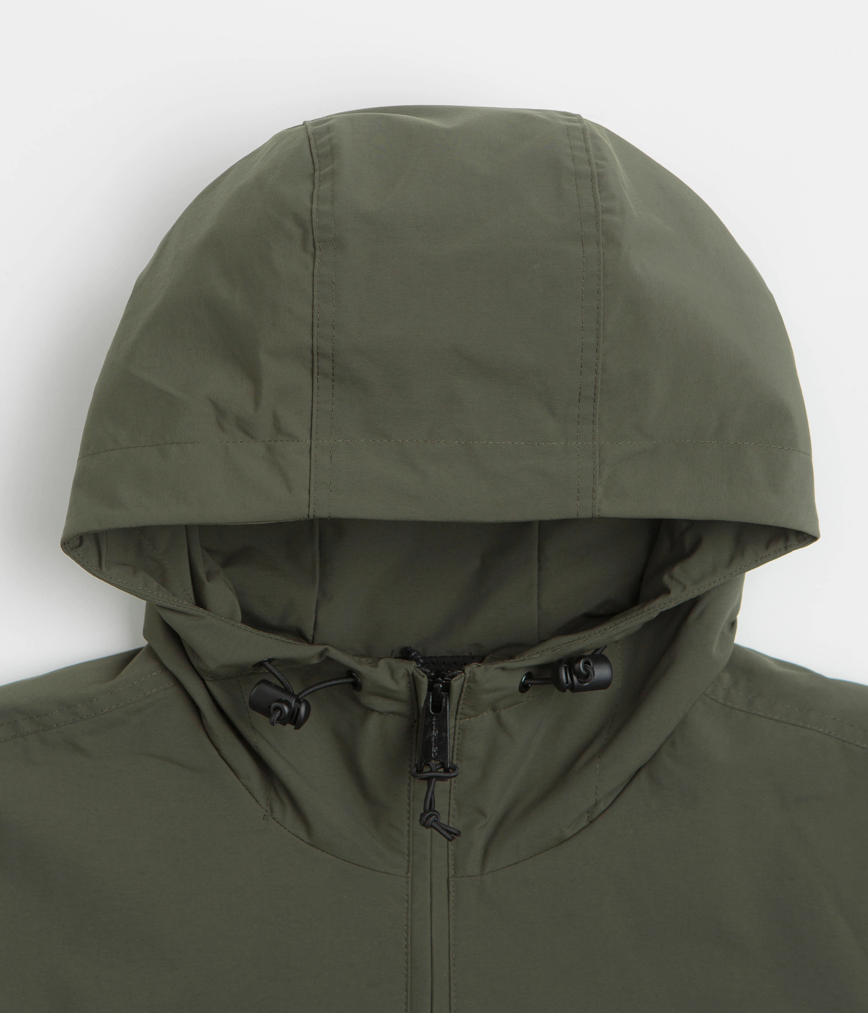 Timeless Form Carhartt Summer Windbreaker Pullover Jacket - Turtle / White