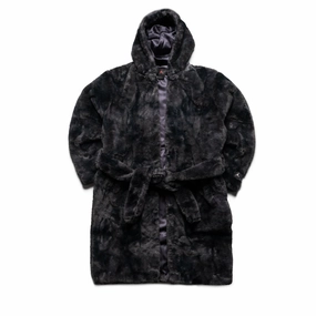 Practical Protection Jordan Holiday Fur Robe - Thunder Grey