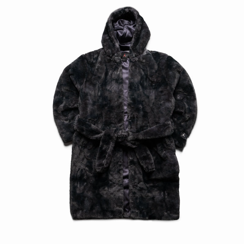 Practical Protection Jordan Holiday Fur Robe - Thunder Grey