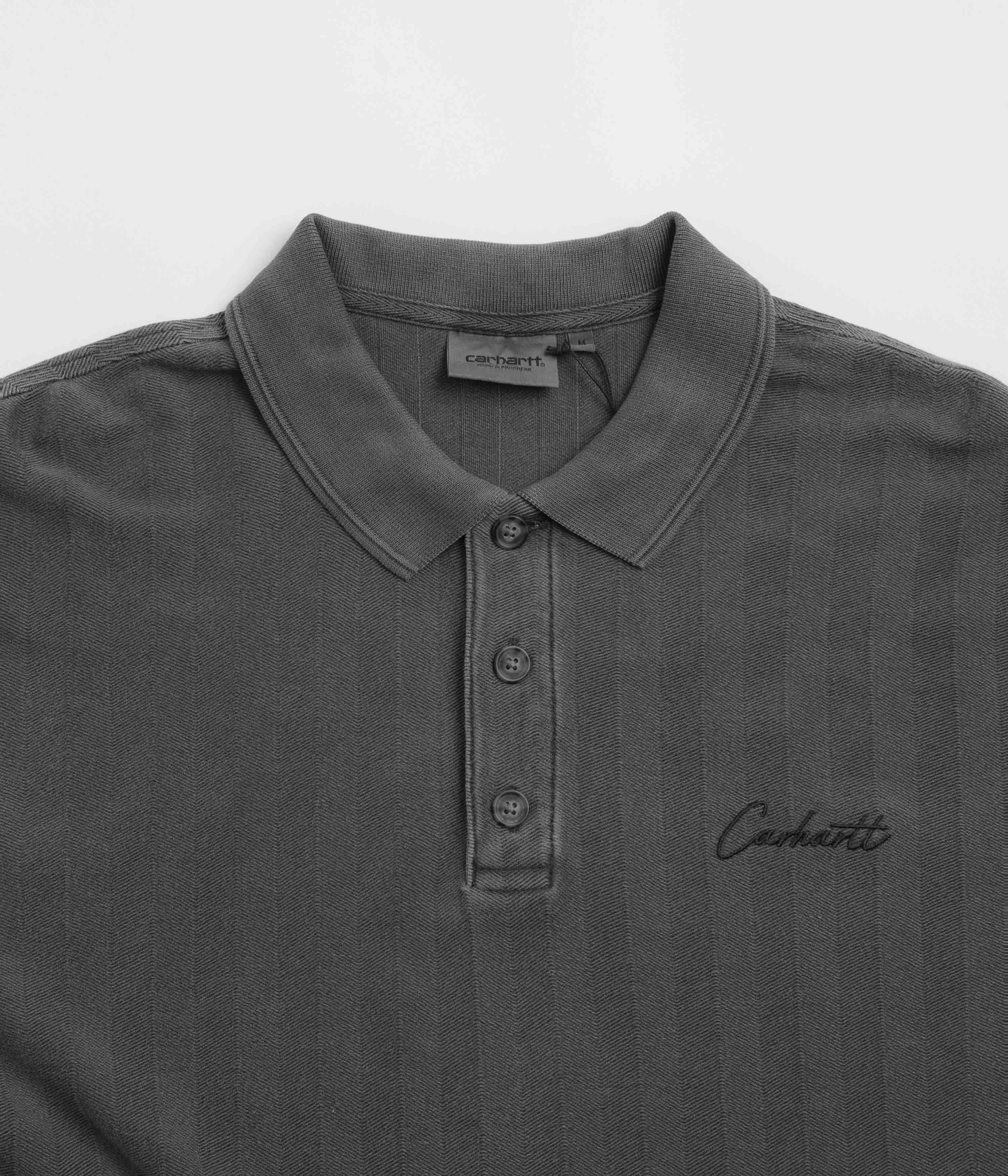 Carhartt Morrison Rugby Shirt - Black Designer Touch Wrinkle Resistant Finish