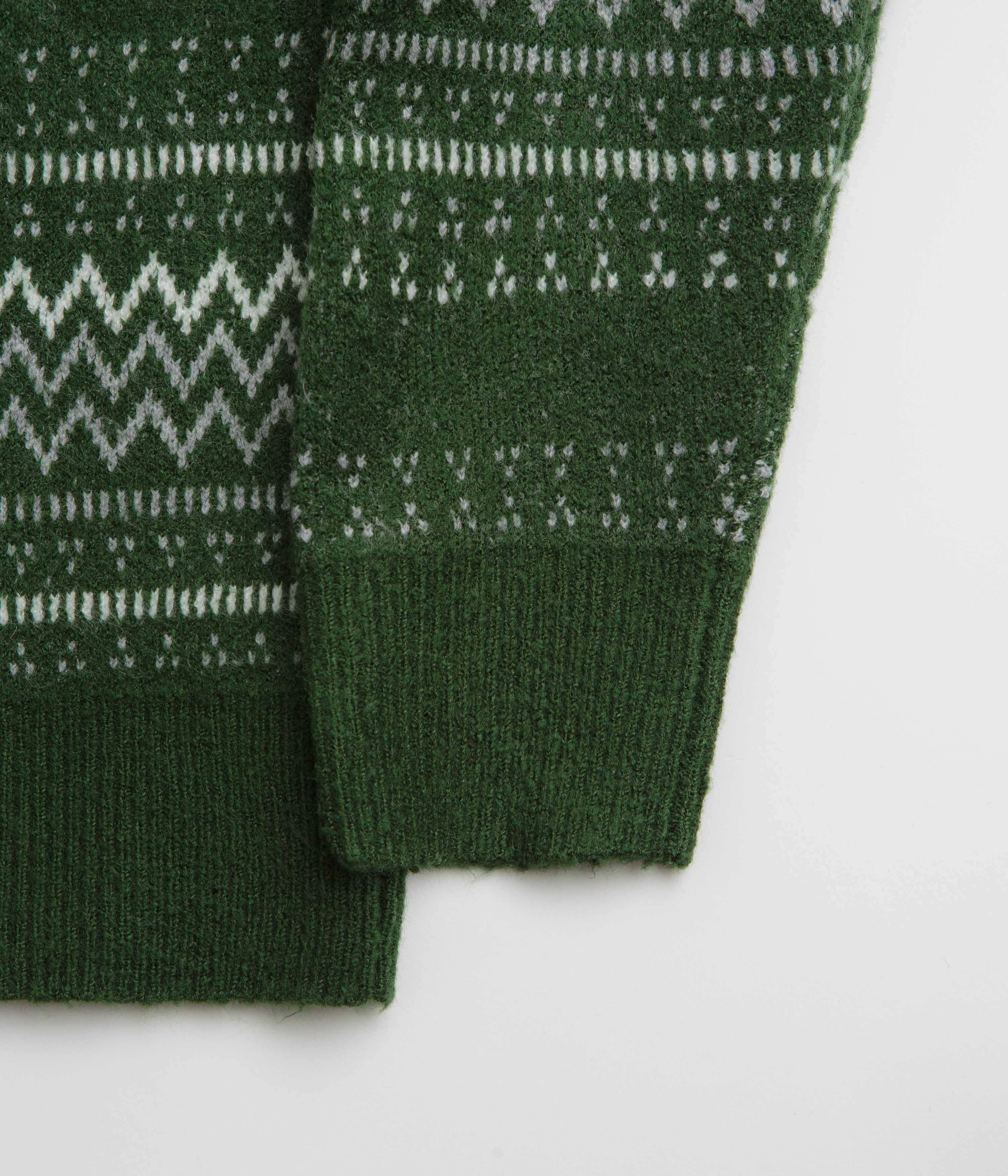 Helas Chalet Crewneck Sweatshirt - Green Weekend Relaxed