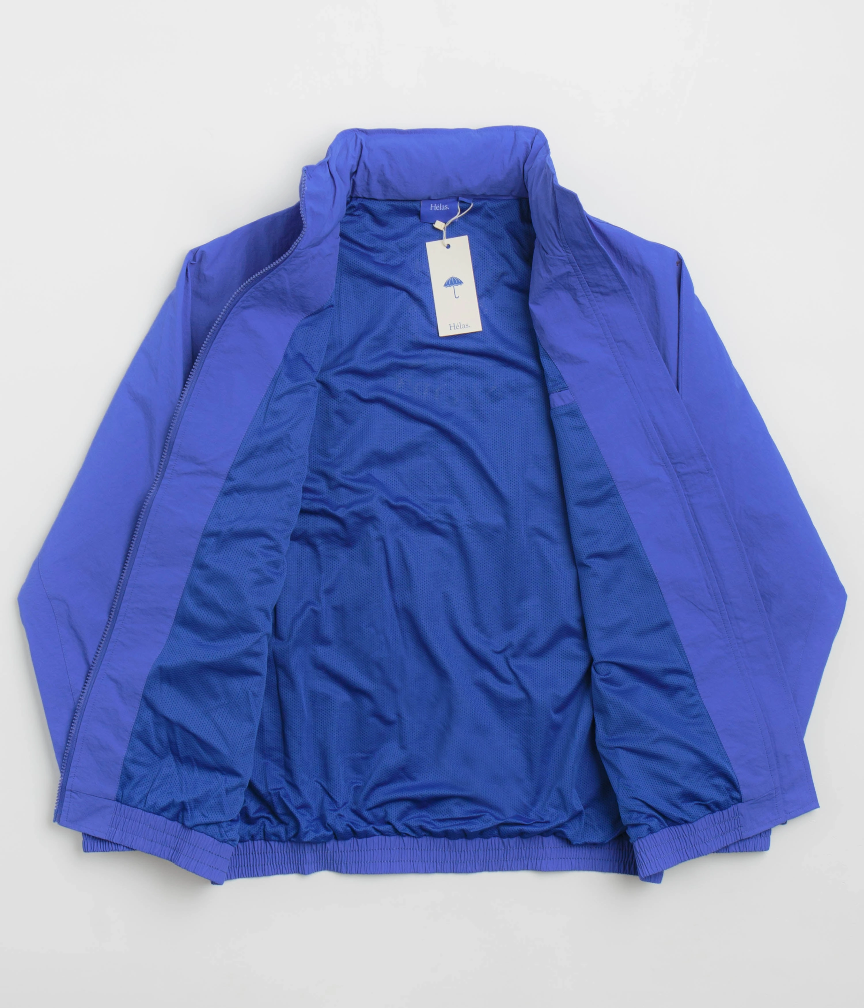 Helas Helas Sport Tracksuit Jacket - Blue Front Pockets