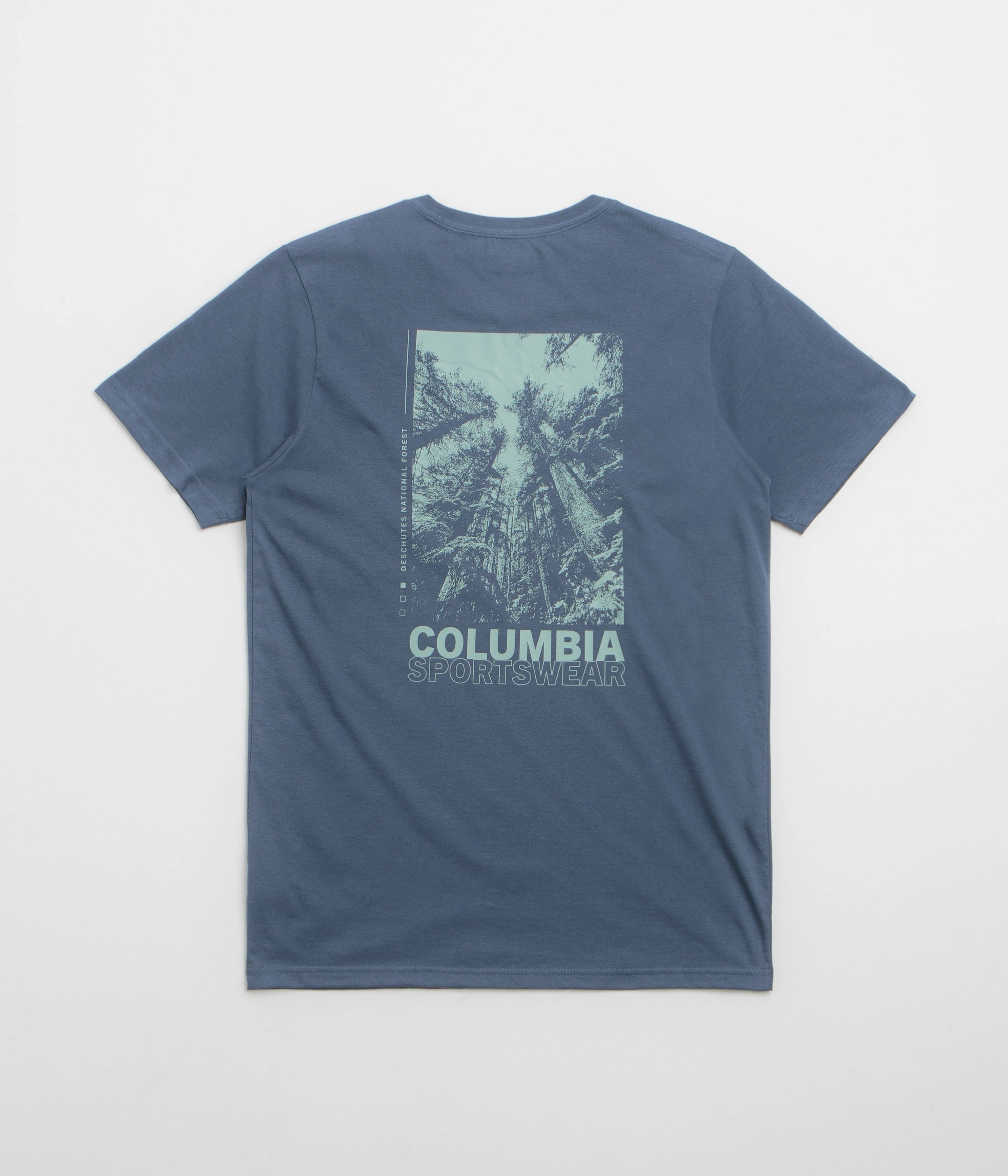 Columbia Rapid Ridge Back Graphic II T-Shirt - Dark Mountain / Amazing Heights elastic waistband
