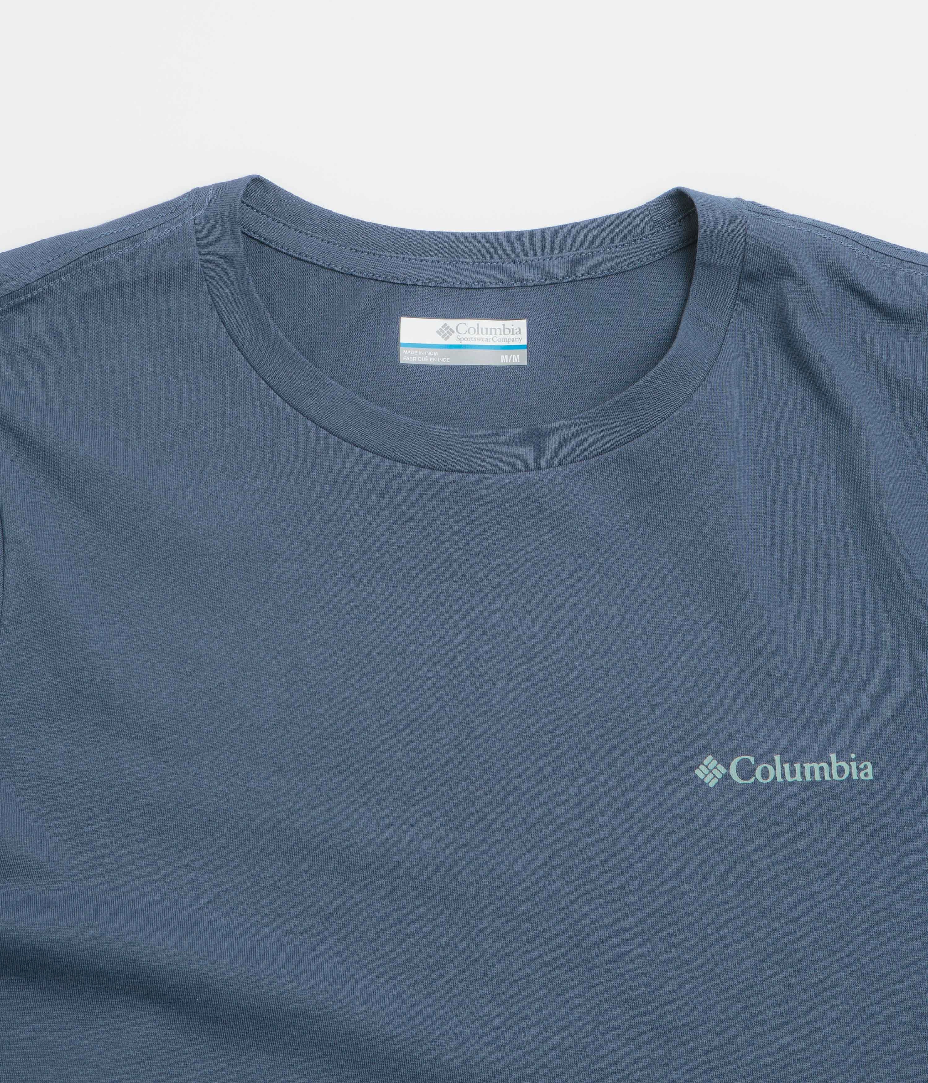 Columbia Rapid Ridge Back Graphic II T-Shirt - Dark Mountain / Amazing Heights Cottage Pockets