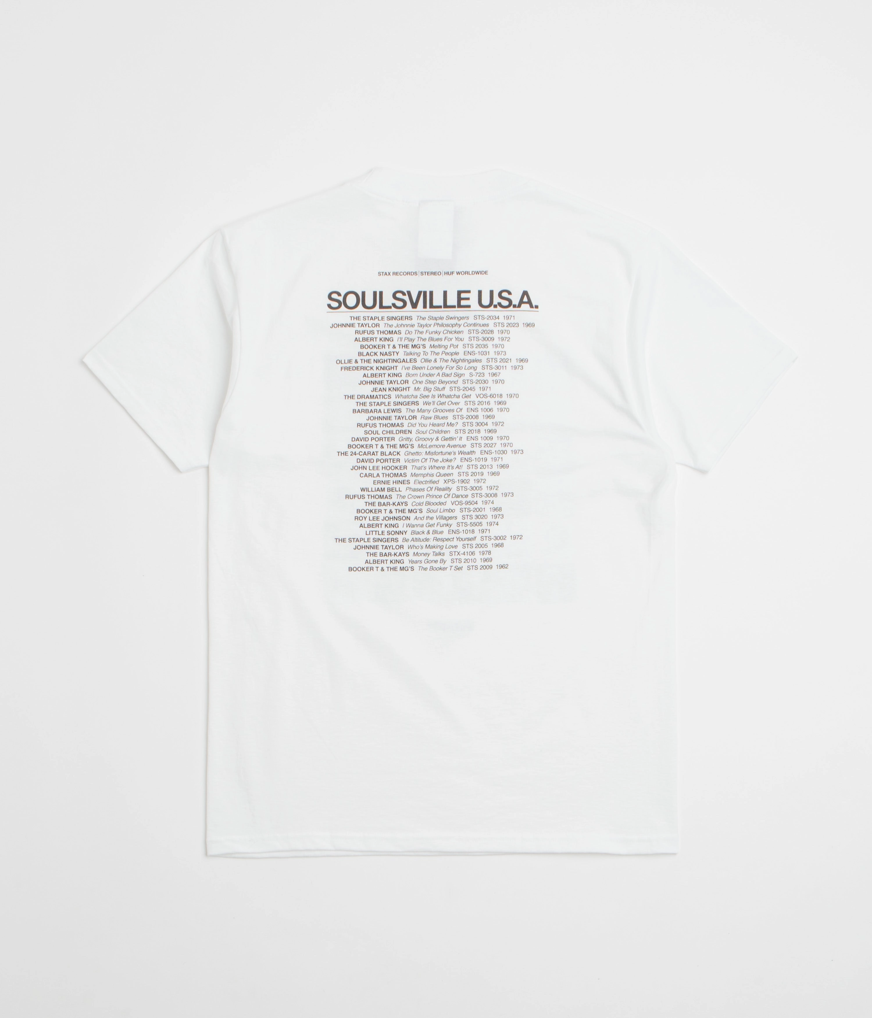 HUF Soulsville USA T-Shirt - White Sleeveless