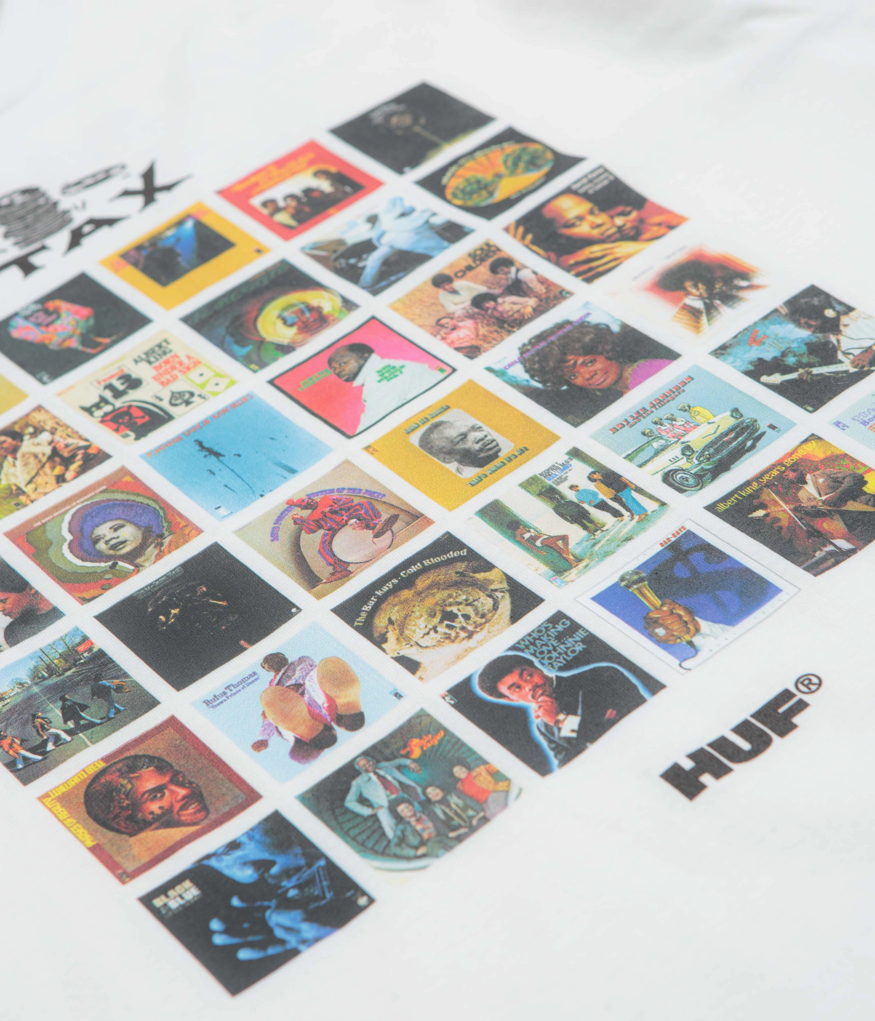 HUF Soulsville USA T-Shirt - White Cloudy day Anti-pilling