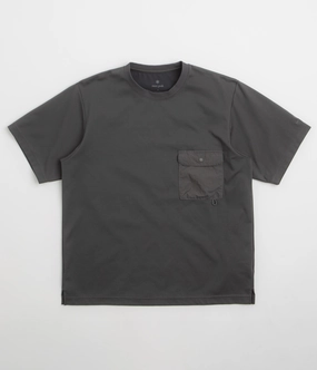 jumpsuit silhouette Cottage Snow Peak Insect Shield T-Shirt - Charcoal