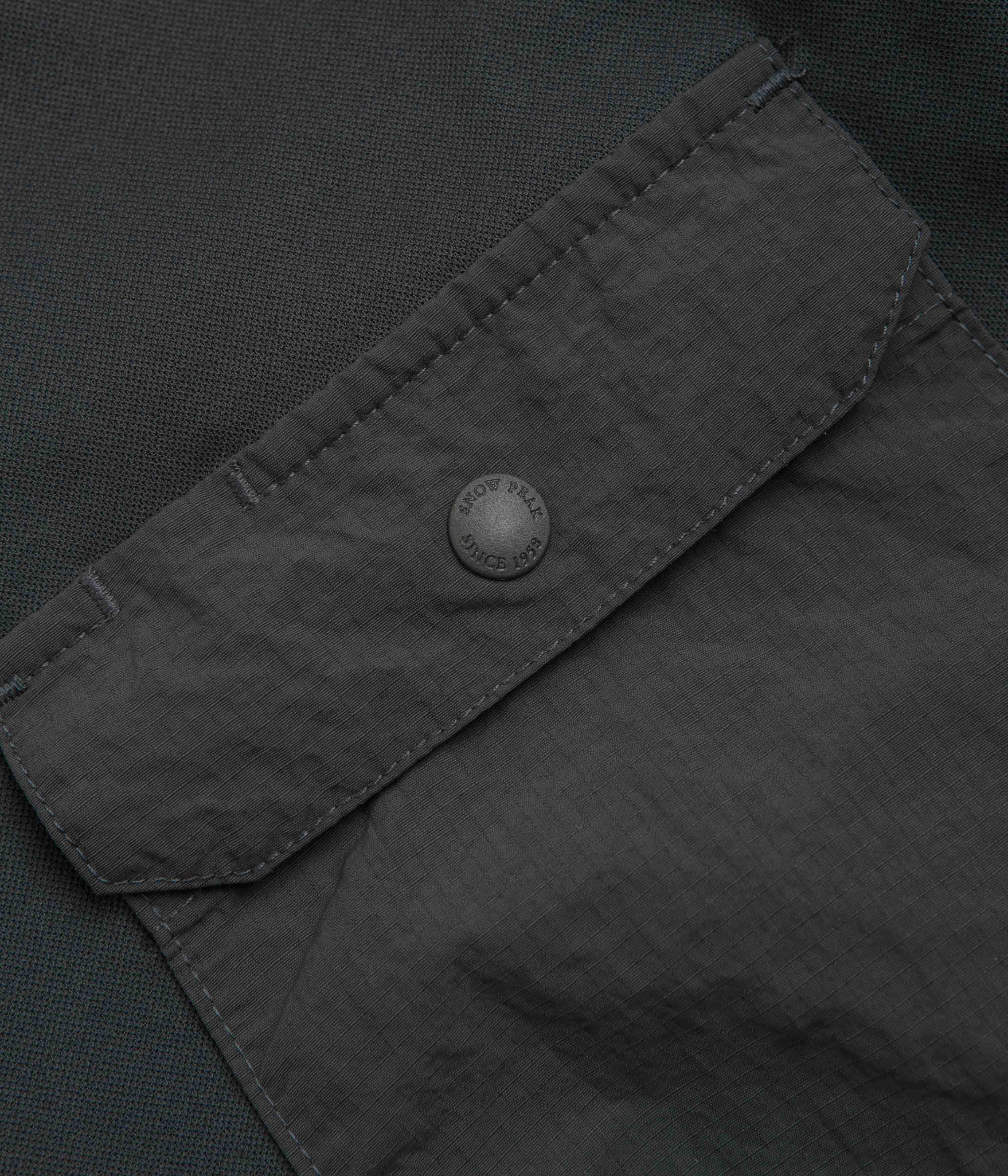 group event A-line silhouette Snow Peak Insect Shield T-Shirt - Charcoal