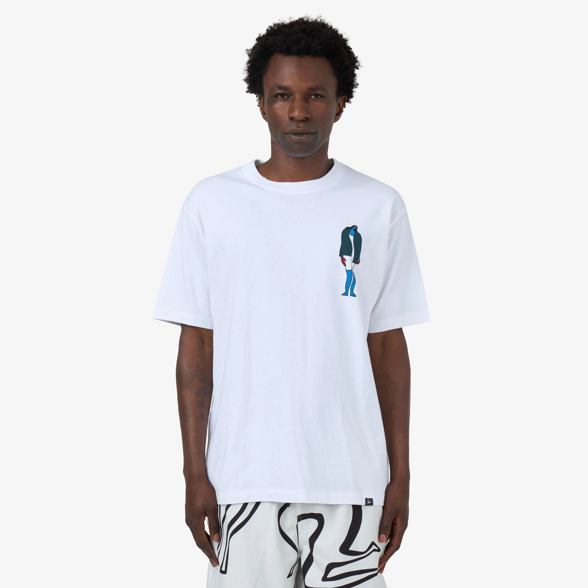 Edgy by Parra The Broken Door T-Shirt White