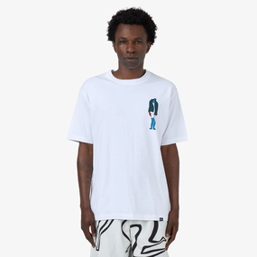 Edgy by Parra The Broken Door T-Shirt White