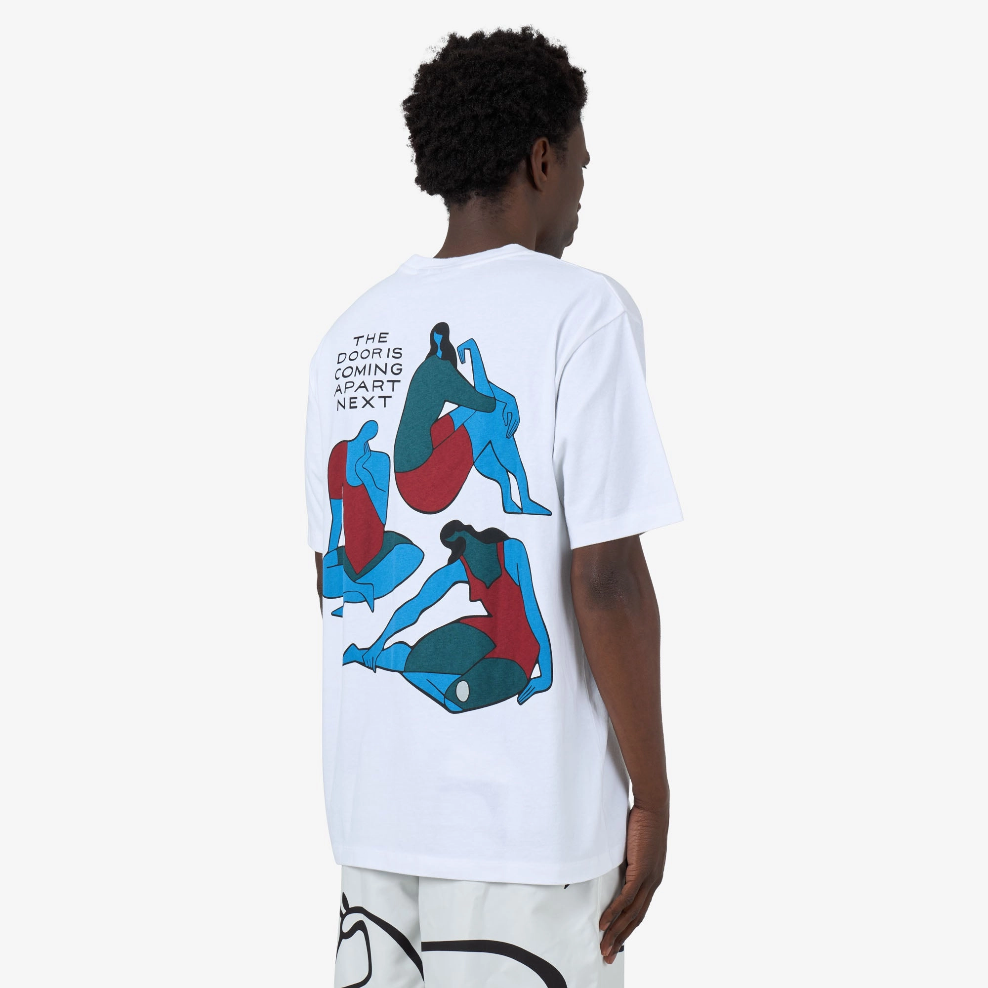 by Parra The Broken Door T-Shirt White spring season Pin