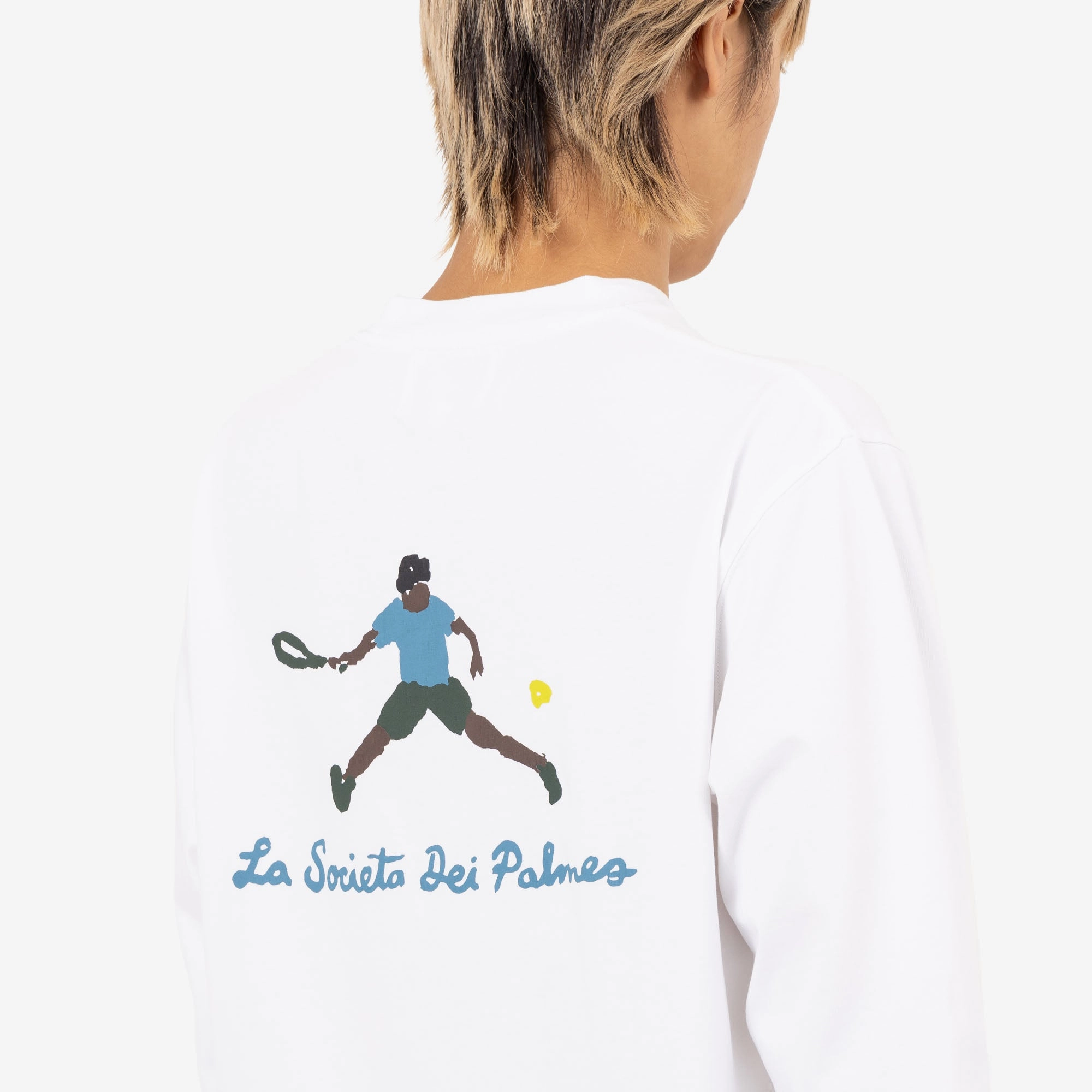 Palmes Societ? LS T-Shirt / White birthday
