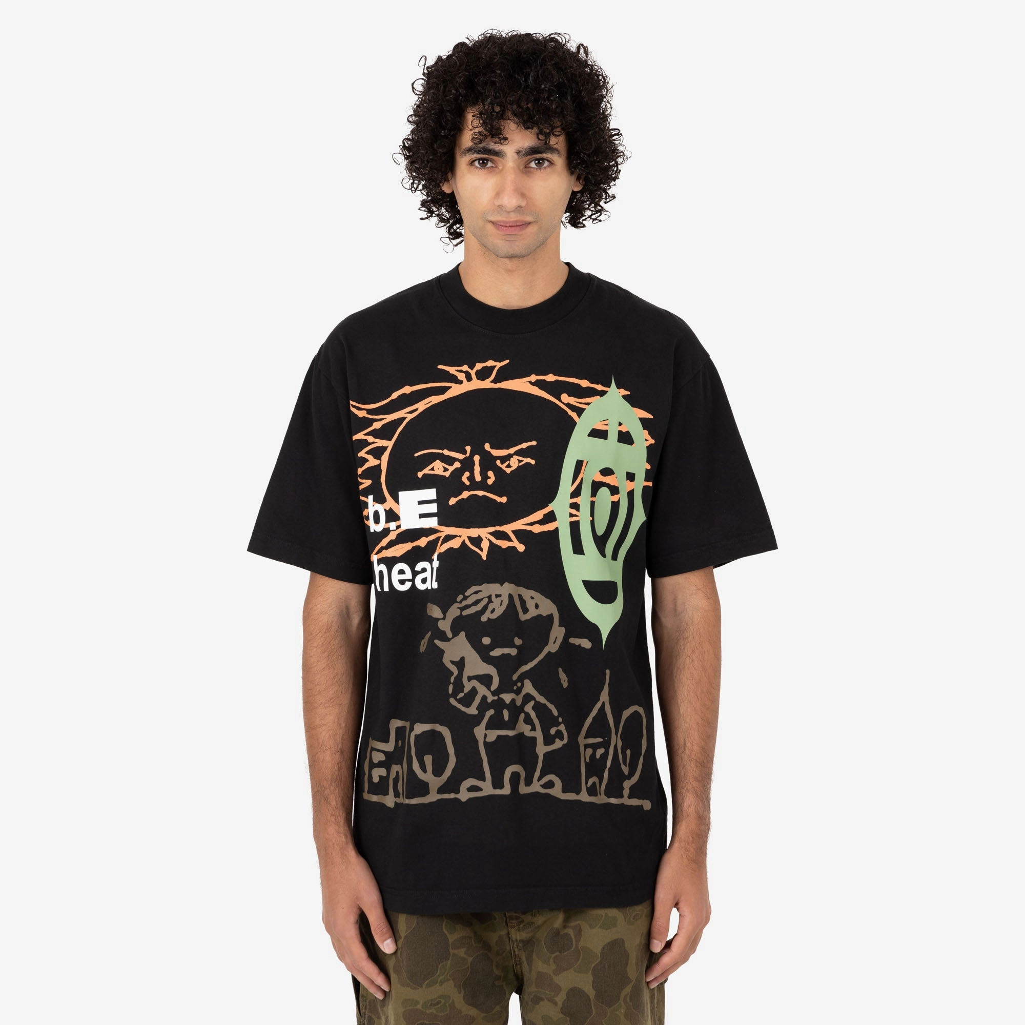 b.Eautiful b.E heat T-shirt / Black Coastal aesthetic