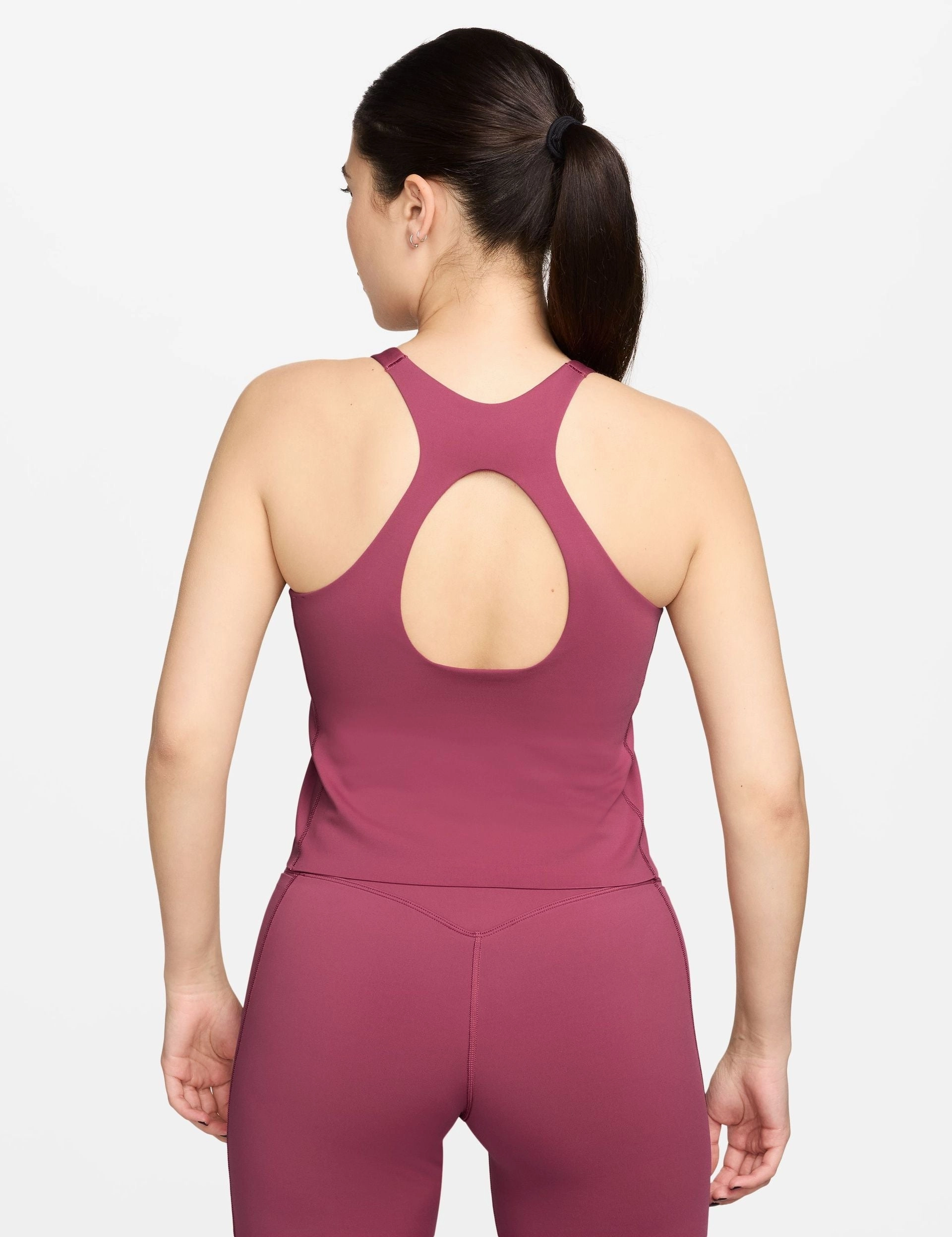 Universa Medium-Support Padded Sports Bra Tank - Sweet Beet/Deep Garnet/Rush Maroon Minimal Cool Seamless construction