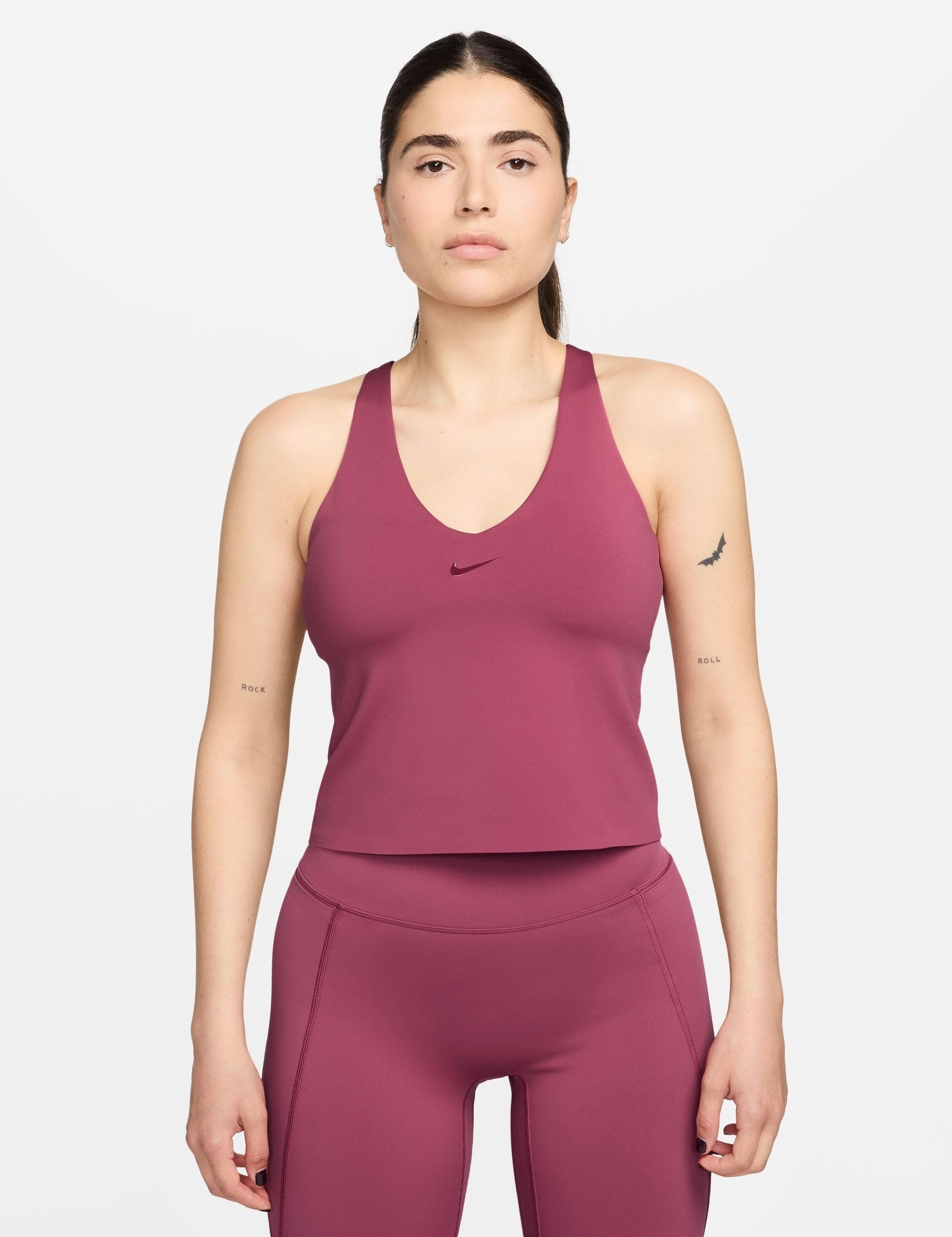Universa Medium-Support Padded Sports Bra Tank - Sweet Beet/Deep Garnet/Rush Maroon Urban Style
