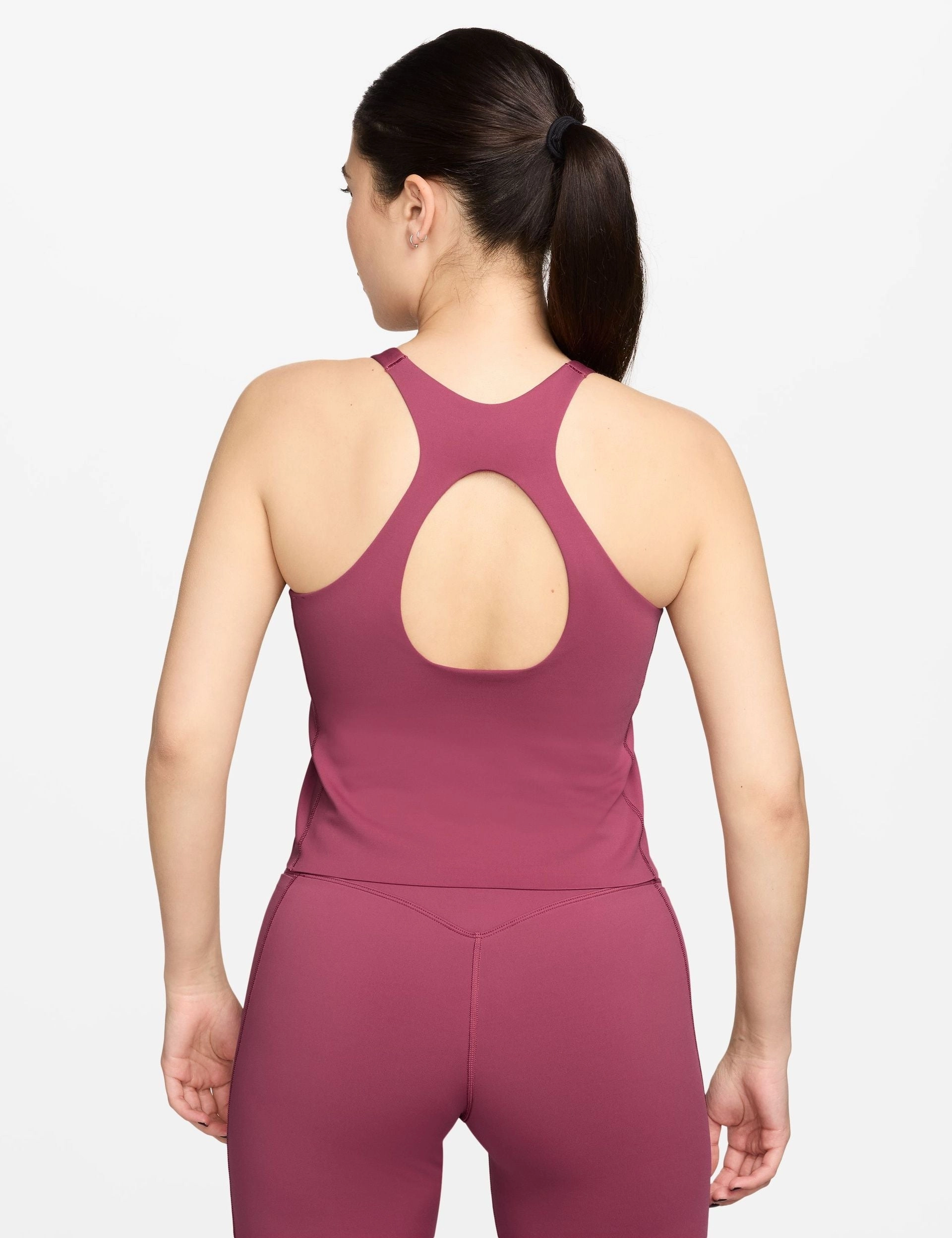 Emergency response Universa Medium-Support Padded Sports Bra Tank - Sweet Beet/Deep Garnet/Rush Maroon