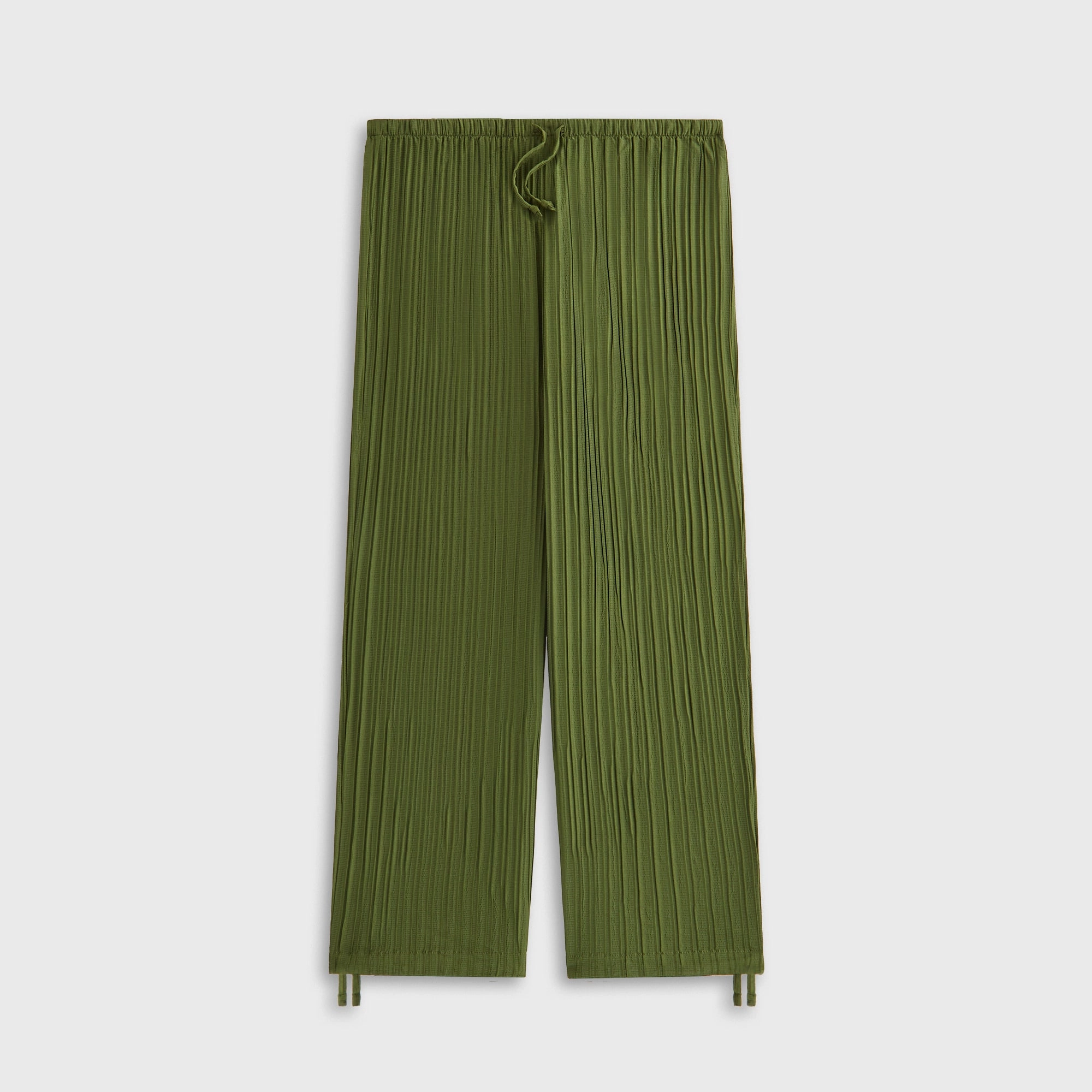 All Occasion Kith Women Kavi II Plisse Drawstring Pant - Kelp