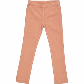 Secure Waistband Bonton Girls Chamallow Straight-leg Cotton Velour Pants
